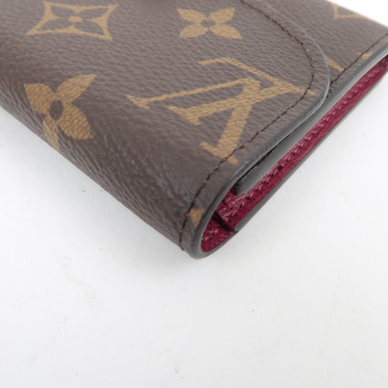 Louis Vuitton Monogram Porte Monnaie Rosali Wallet Fuchsia M41939