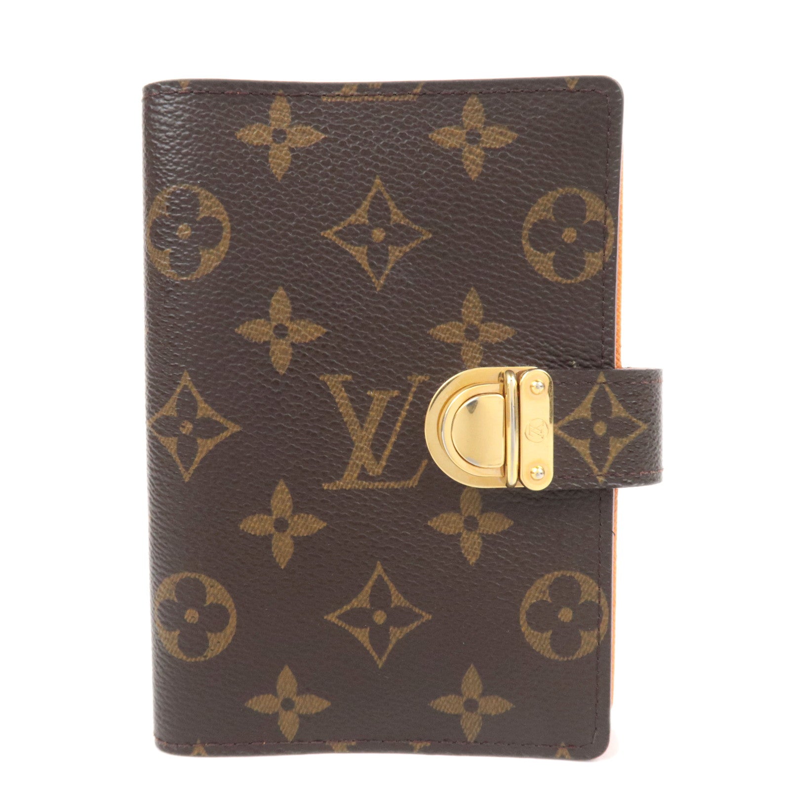 Louis Vuitton Monogram Agenda Koala PM Planner Cover Mandarin R21015 87617