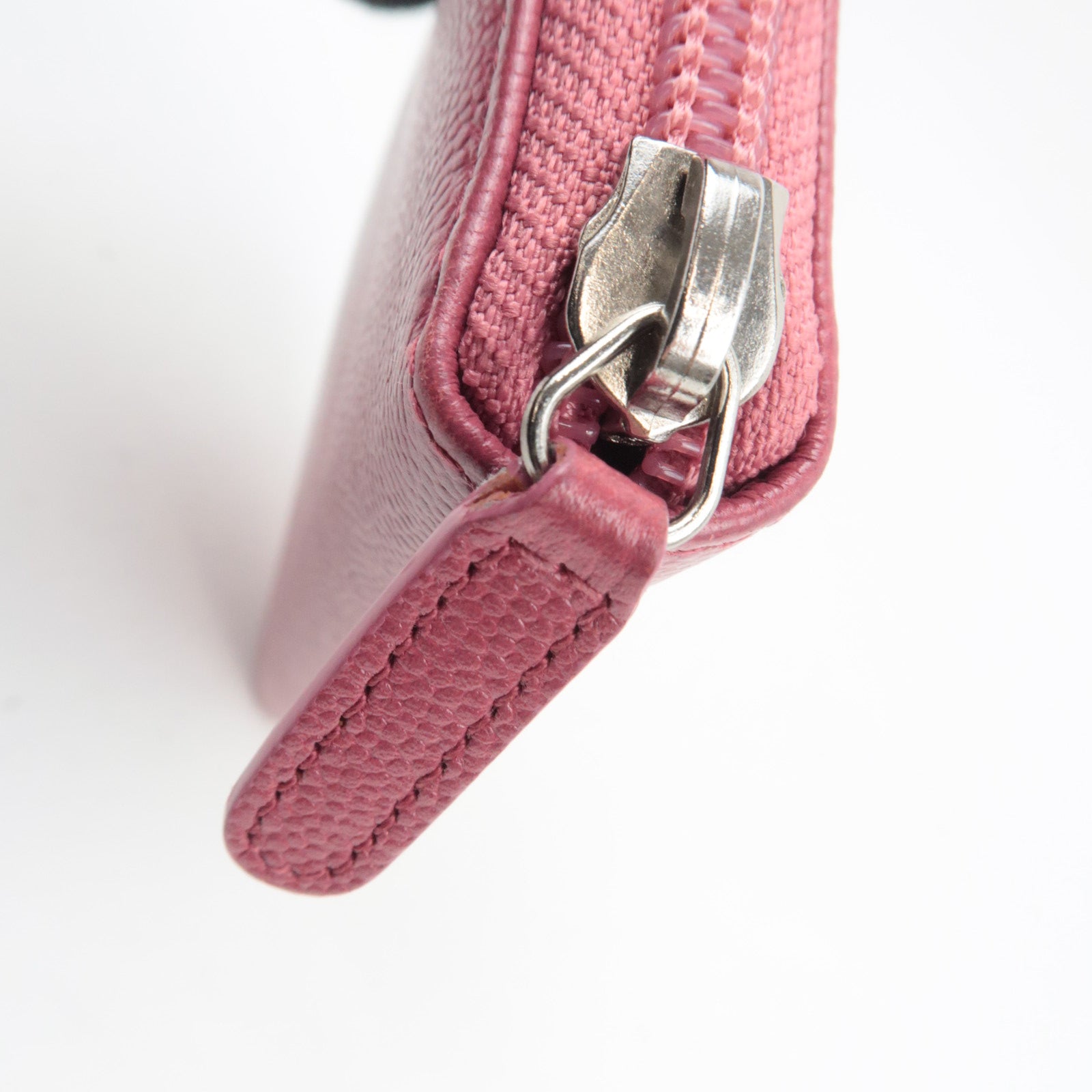 CHANEL Coco Mark Caviarskin Long Wallet Pink