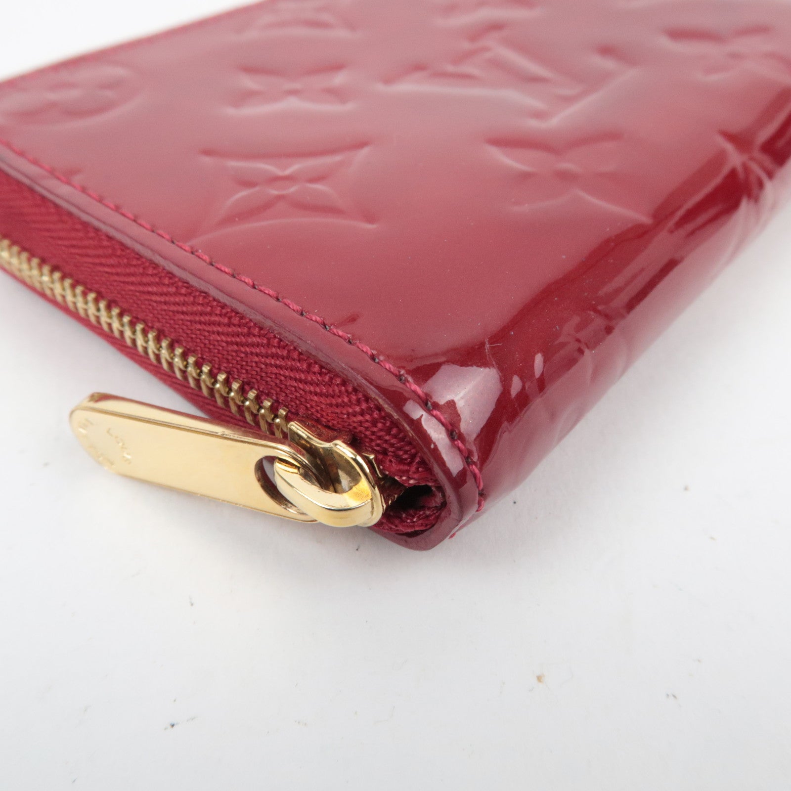 Louis Vuitton Monogram Vernis Zippy Coin Purse Pomme D'Amour M93608