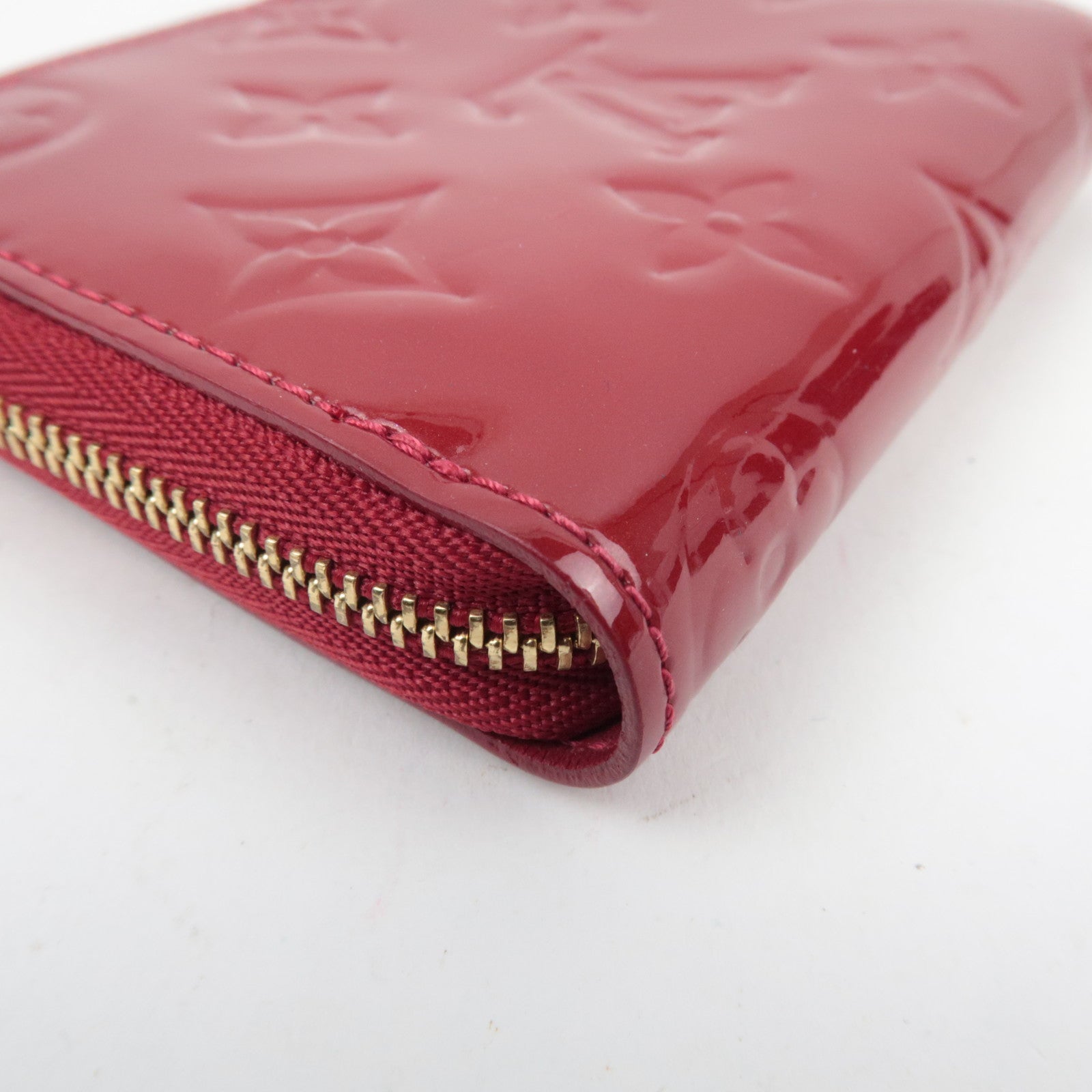 Louis Vuitton Monogram Vernis Zippy Coin Purse Pomme D'Amour M93608