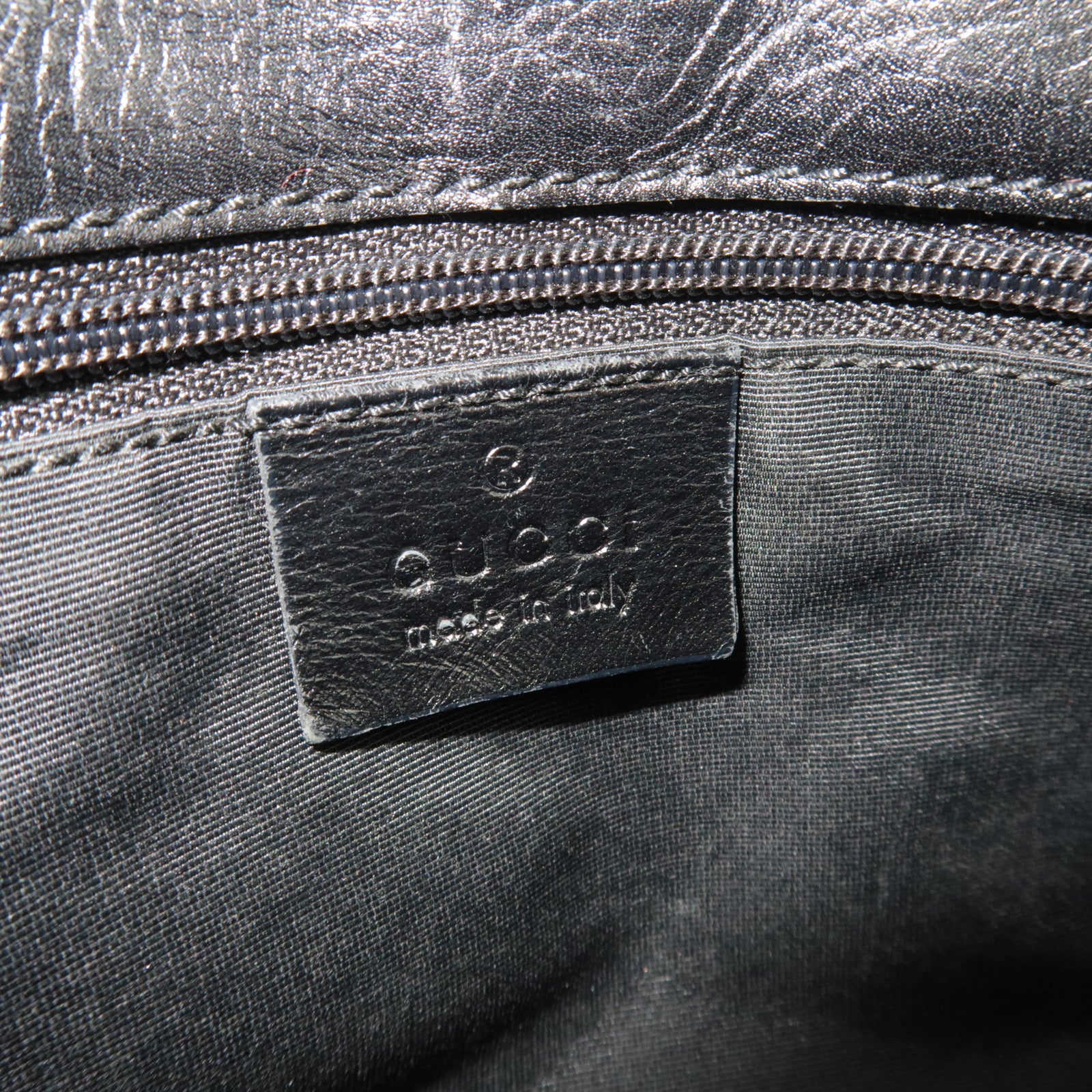 GUCCI GG Canvas Shoulder Bag Black 90665