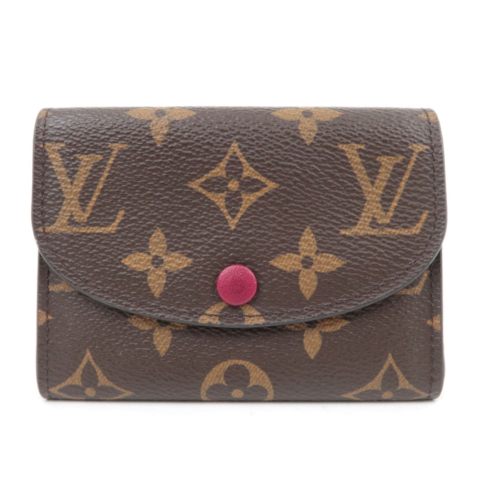 Louis Vuitton Monogram Porte Monnaie Rosali Wallet Fuchsia M41939 87732