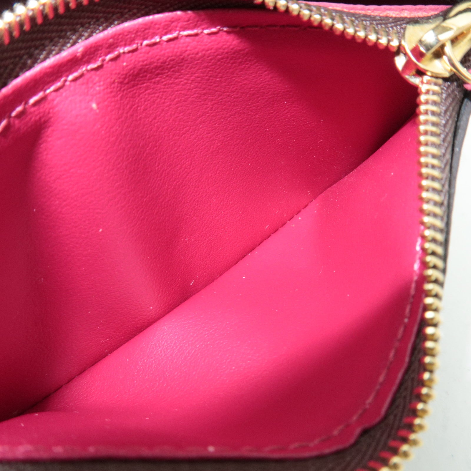 Louis Vuitton Monogram Porte Monnaie Rosali Wallet Fuchsia M41939
