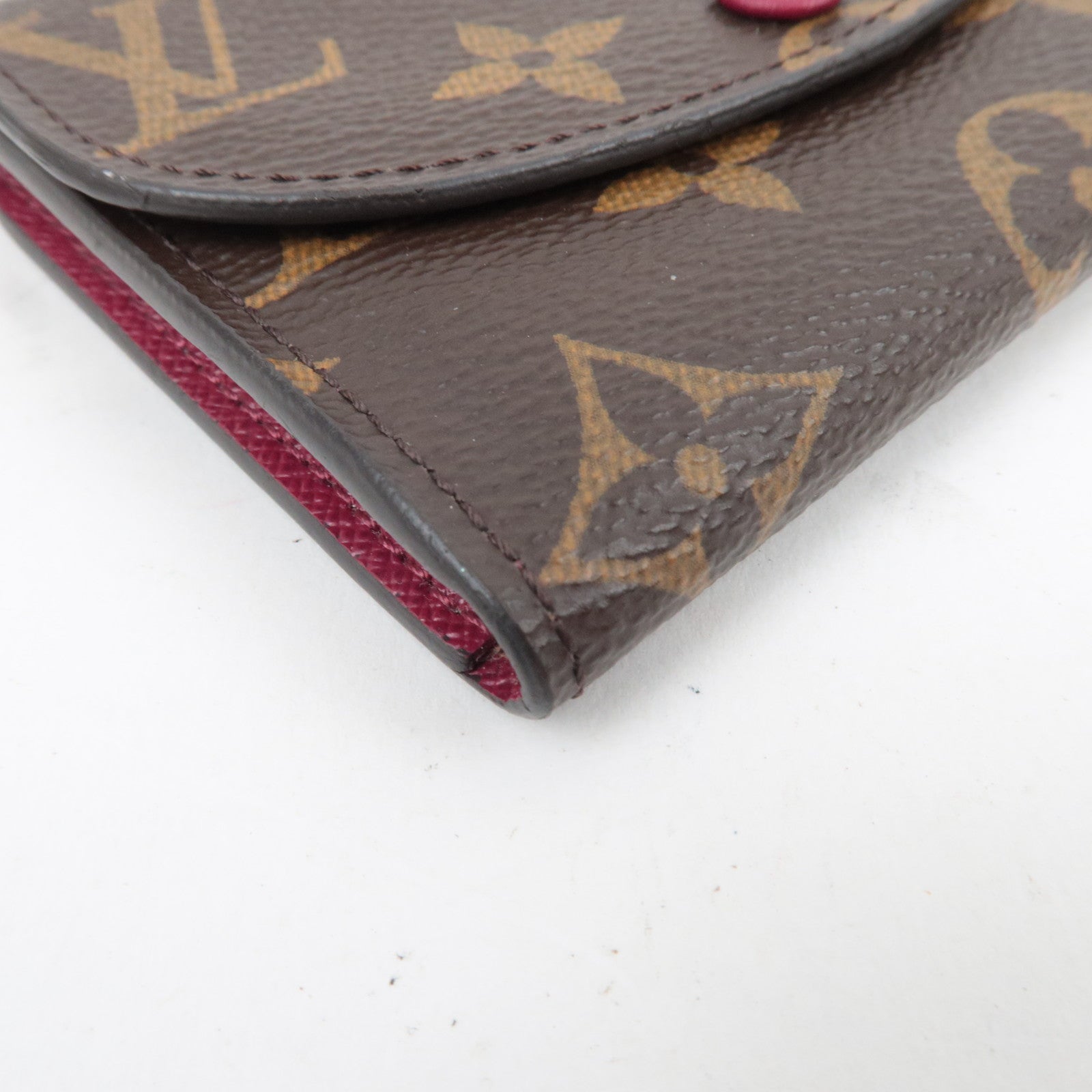 Louis Vuitton Monogram Porte Monnaie Rosali Wallet Fuchsia M41939