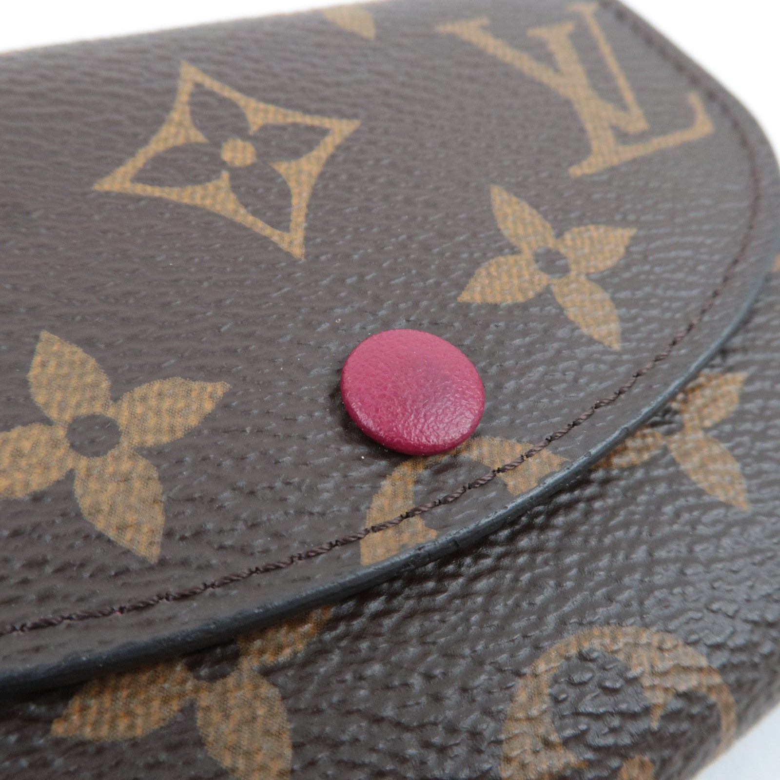 Louis Vuitton Monogram Porte Monnaie Rosali Wallet Fuchsia M41939
