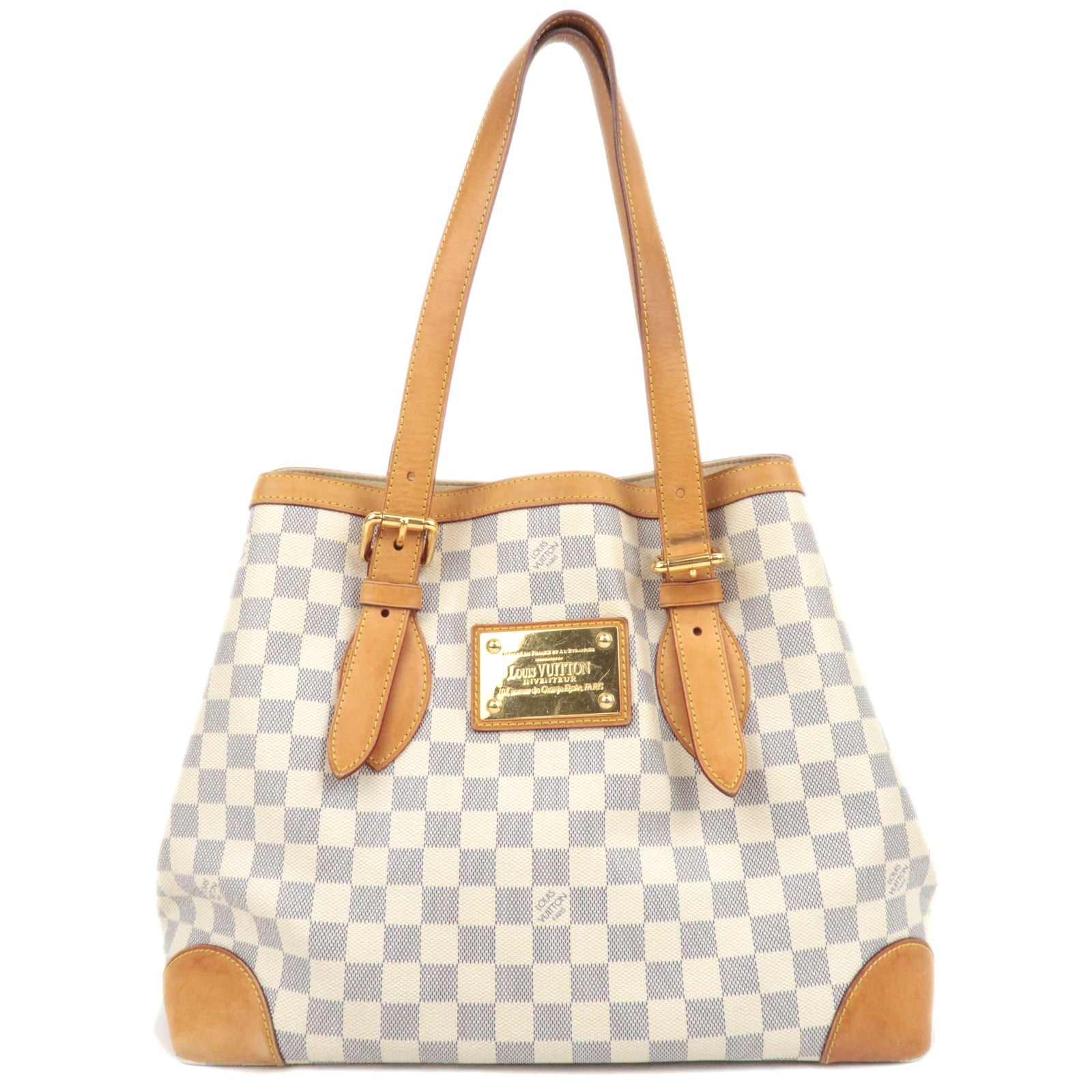 Louis Vuitton Damier Azur Hampstead MM Hand Bag N5120687745