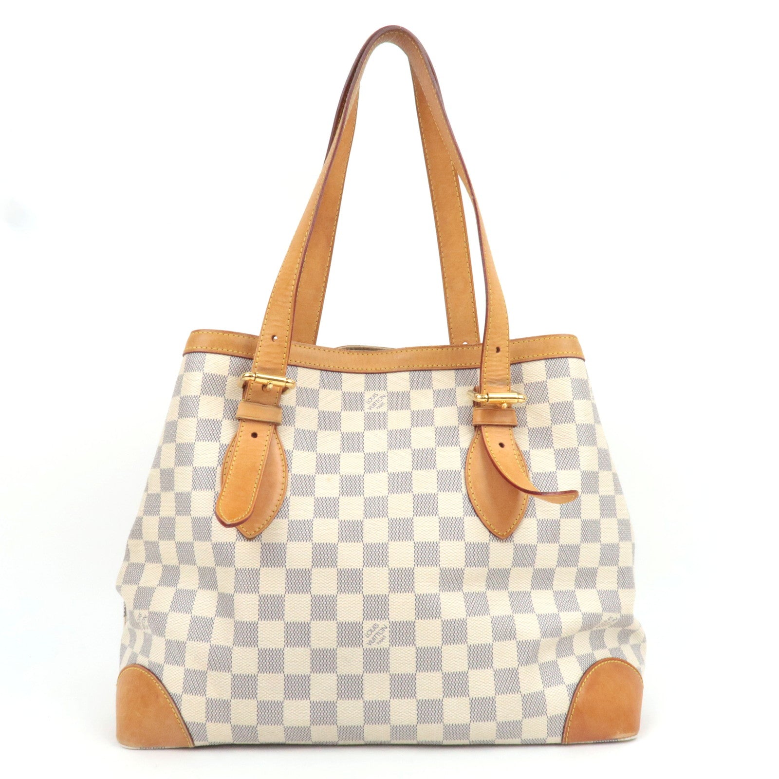 Louis Vuitton Damier Azur Hampstead MM Hand Bag N51206
