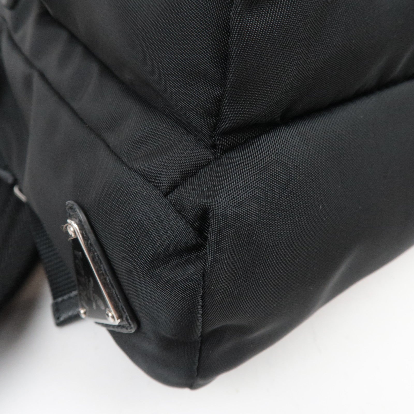 PRADA Nylon Shoulder Bag Body Bag Black 2VZ013
