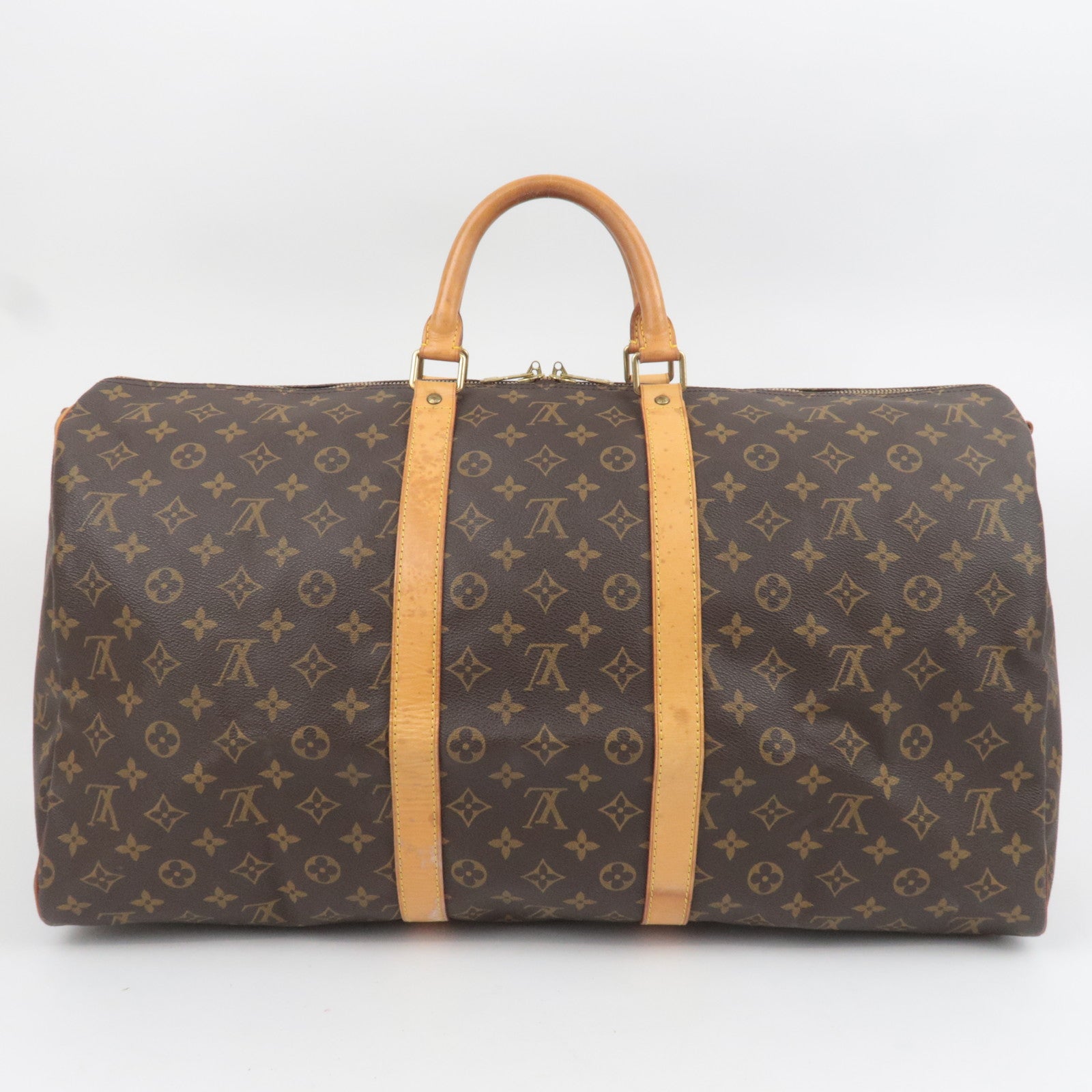 Louis Vuitton Monogram Keepall Bandouliere 55 Travel bag M41414 *Strap