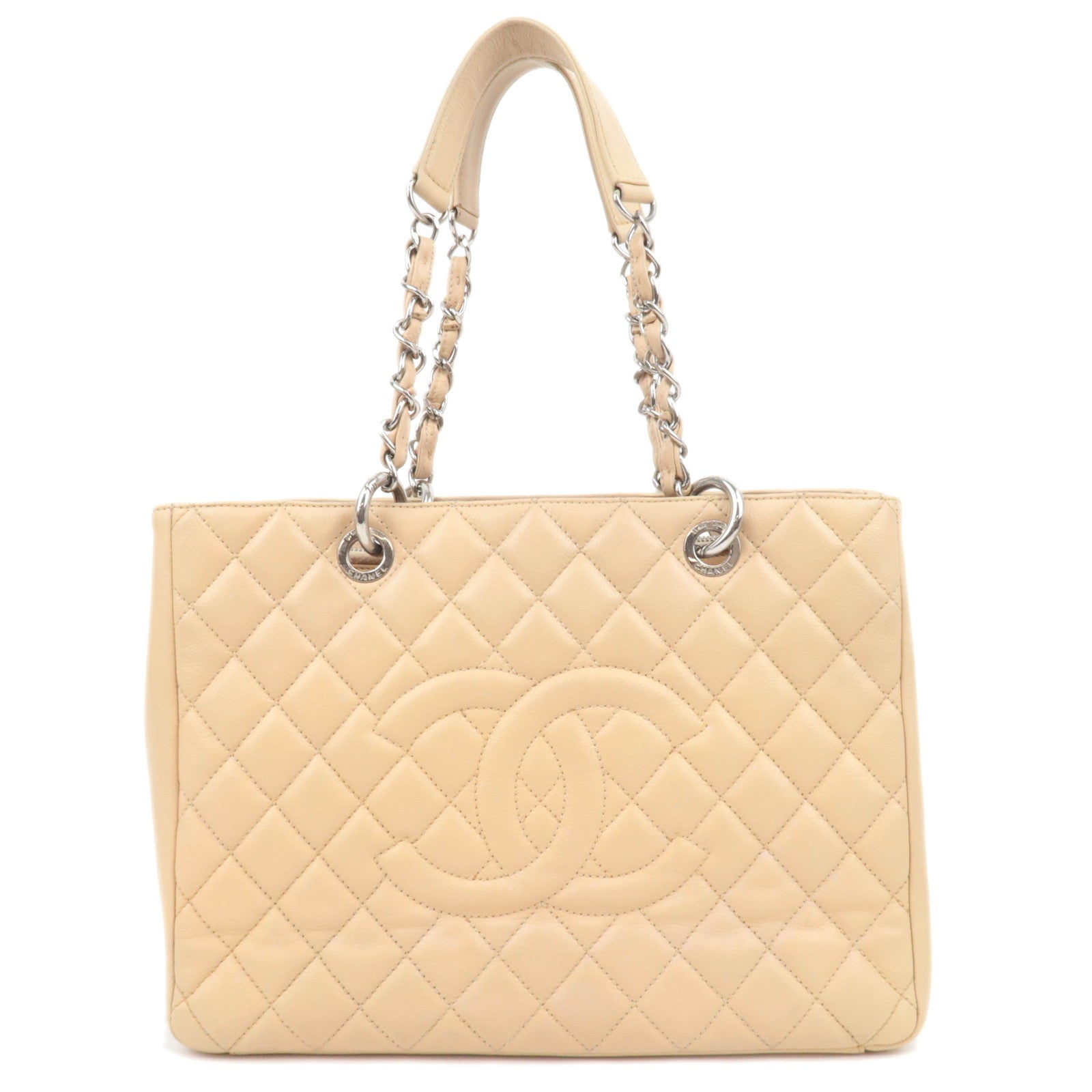 CHANEL GST Tote Caviarskin Beige87765