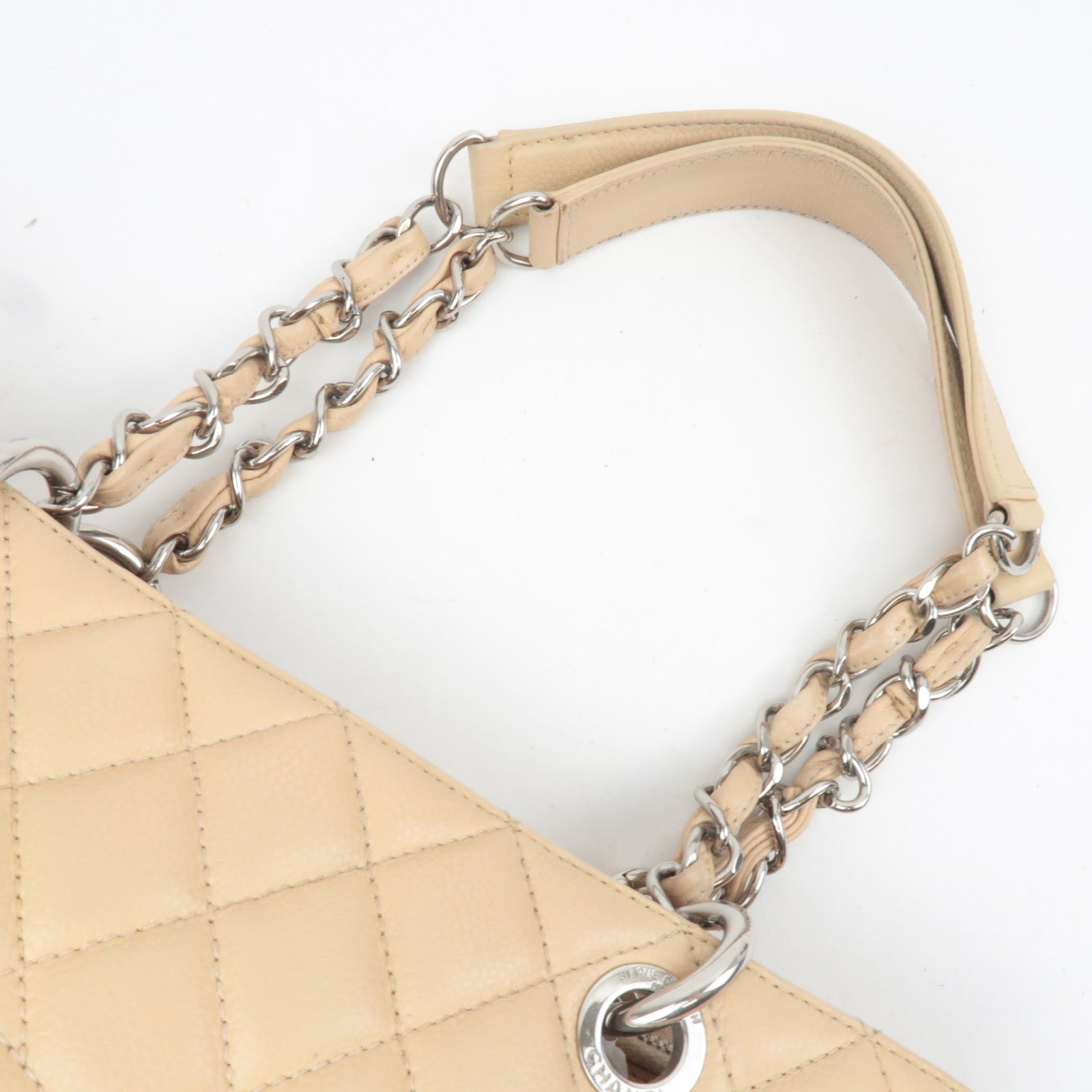 CHANEL GST Tote Caviarskin Beige
