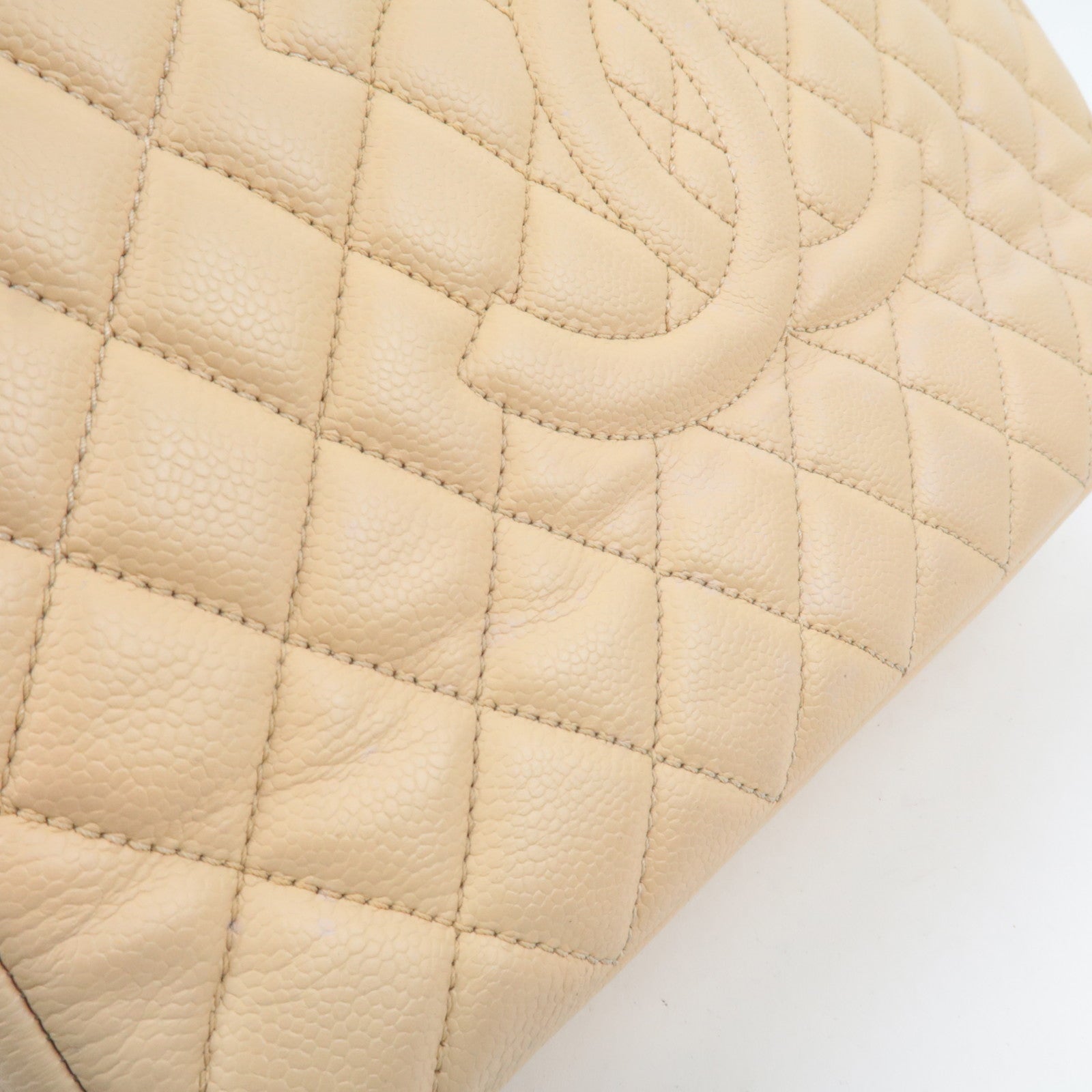 CHANEL GST Tote Caviarskin Beige