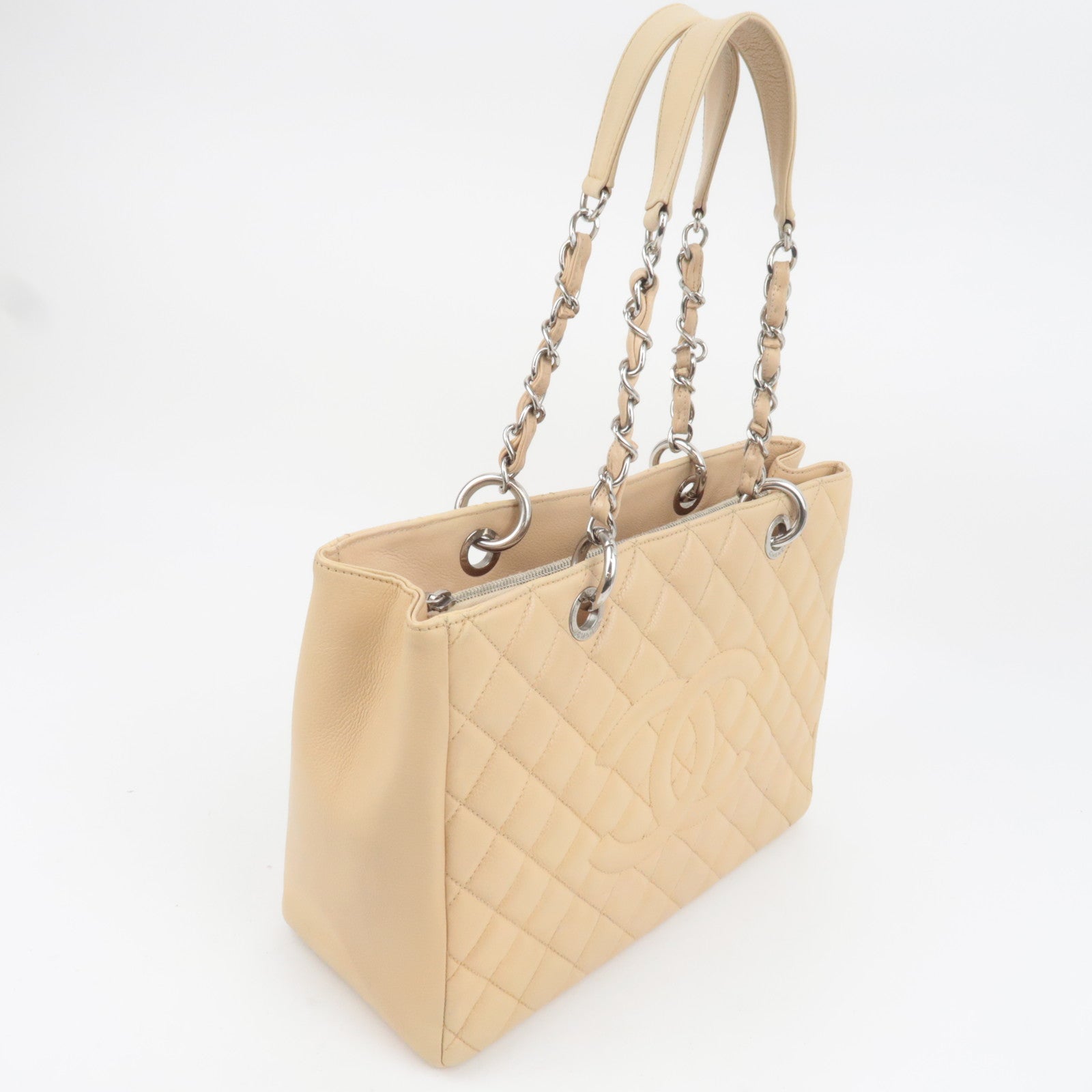 CHANEL GST Tote Caviarskin Beige