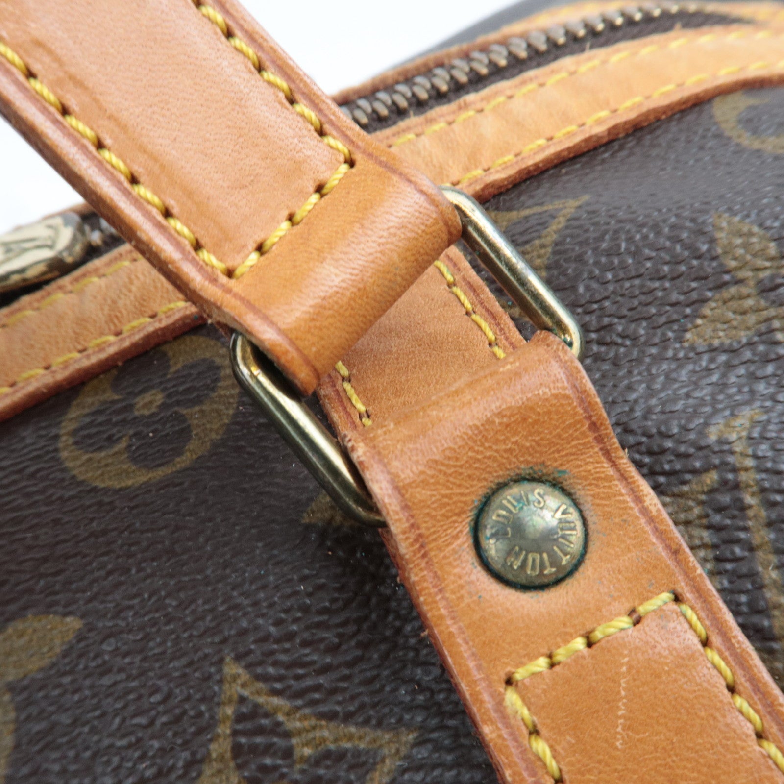 Louis Vuitton Monogram Sac Souple 35 Boston Bag M41626