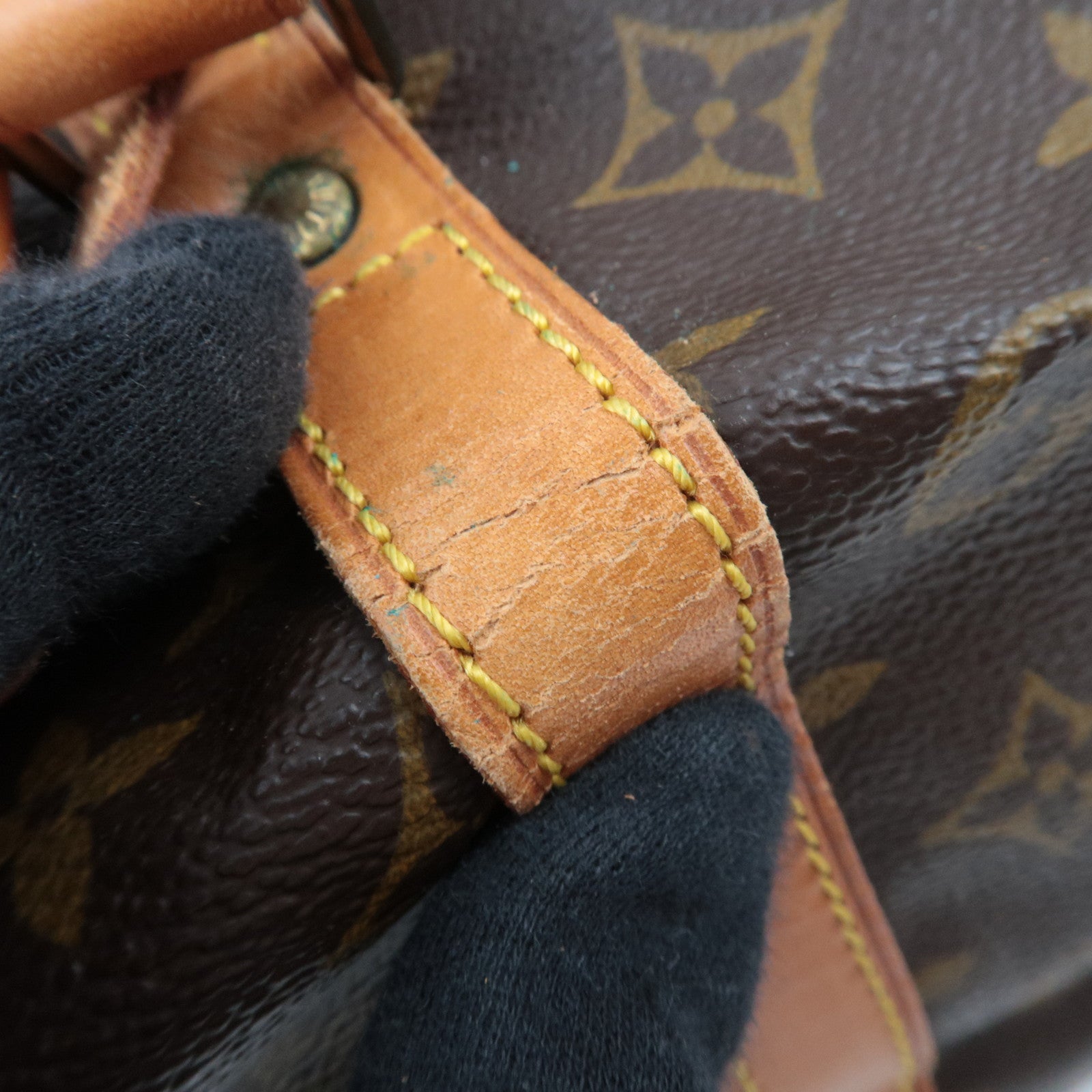 Louis Vuitton Monogram Sac Souple 35 Boston Bag M41626