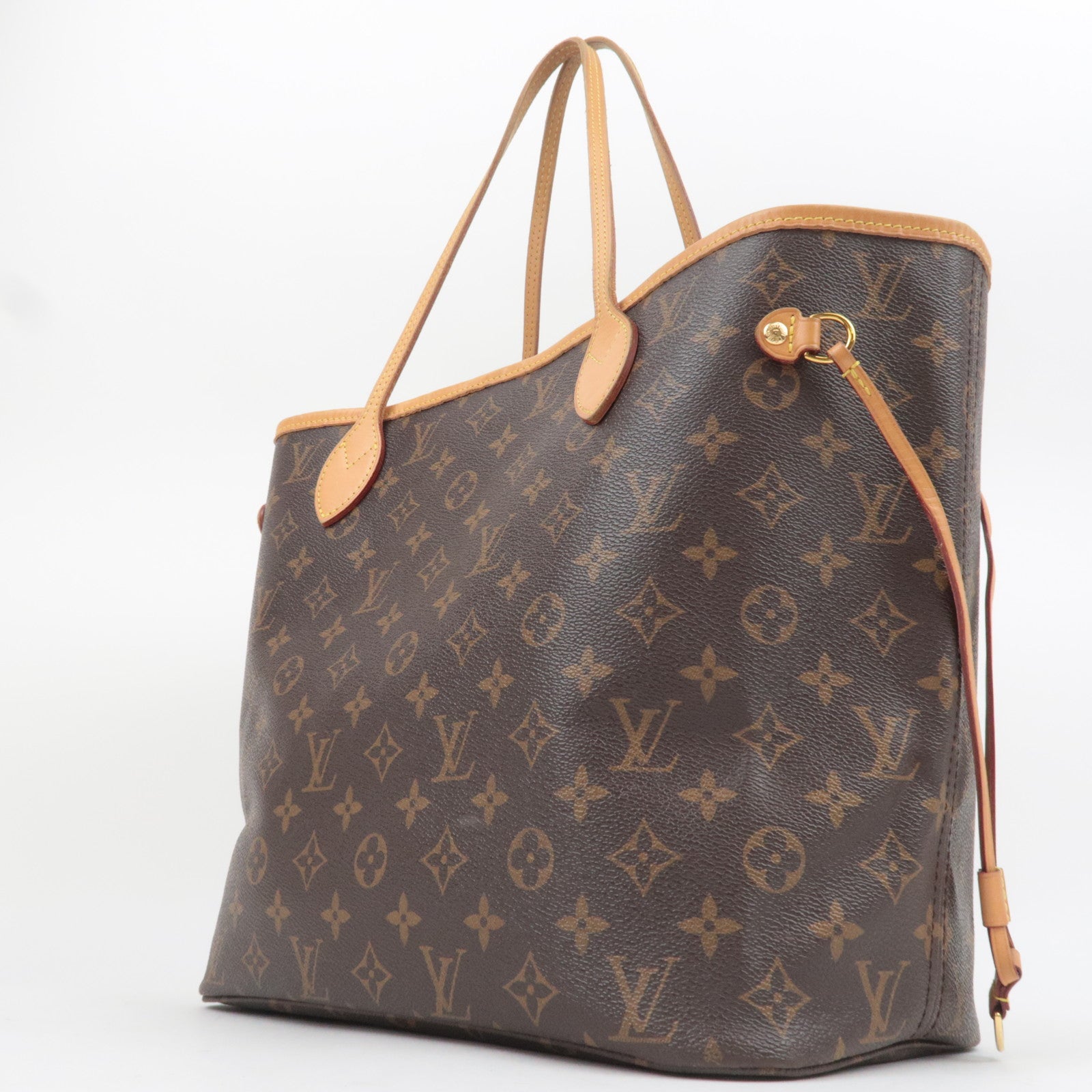 Louis Vuitton Monogram Neverfull MM Tote Bag Cerise M41177