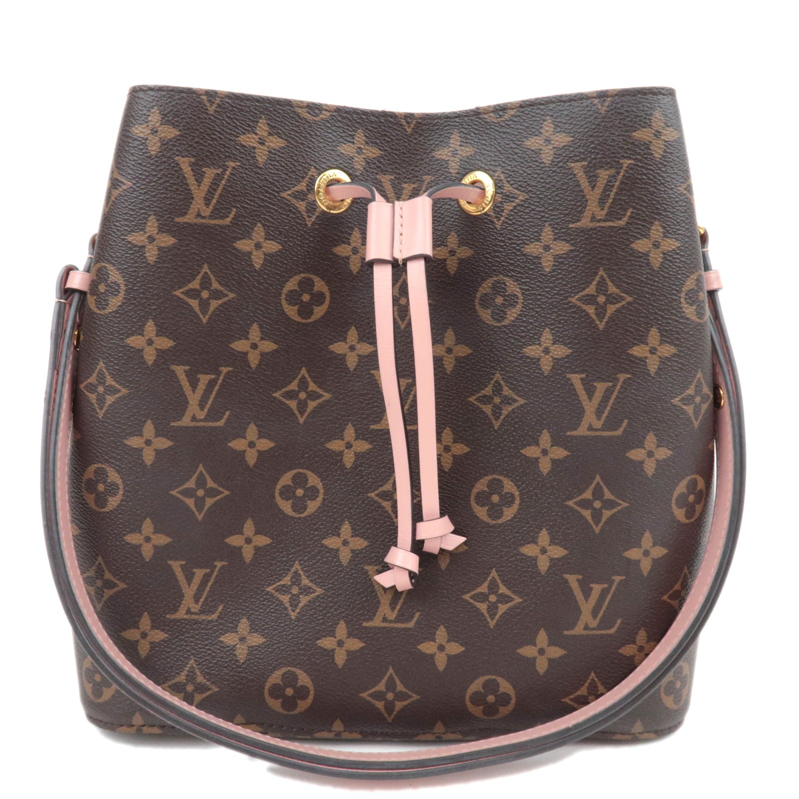 Louis Vuitton Monogram Neo Noe Shoulder Bag Rose Poodle M44022 RFID87909