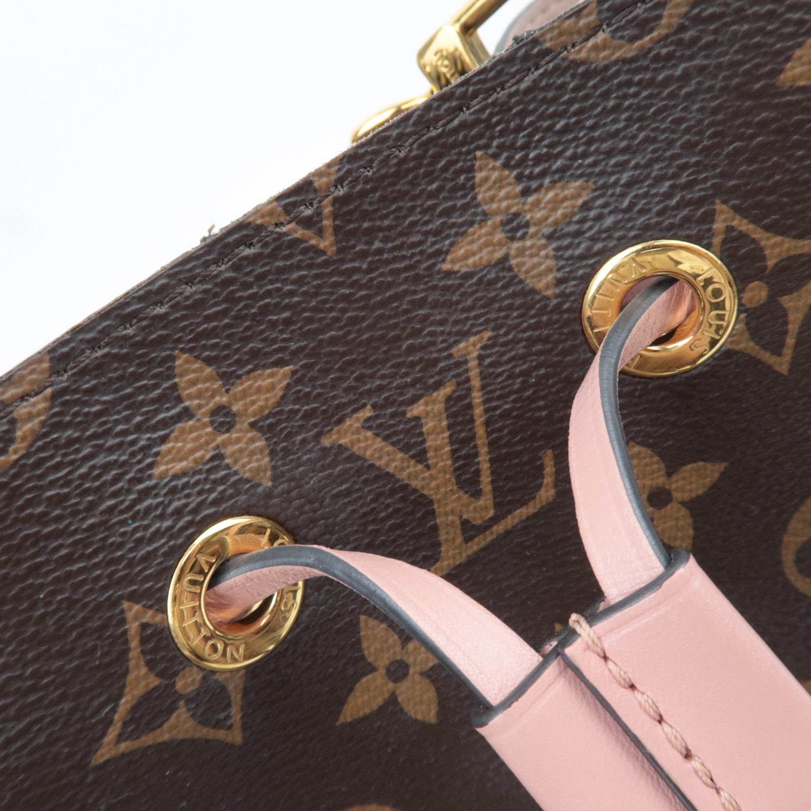 Louis Vuitton Monogram Neo Noe Shoulder Bag Rose Poodle M44022 RFID