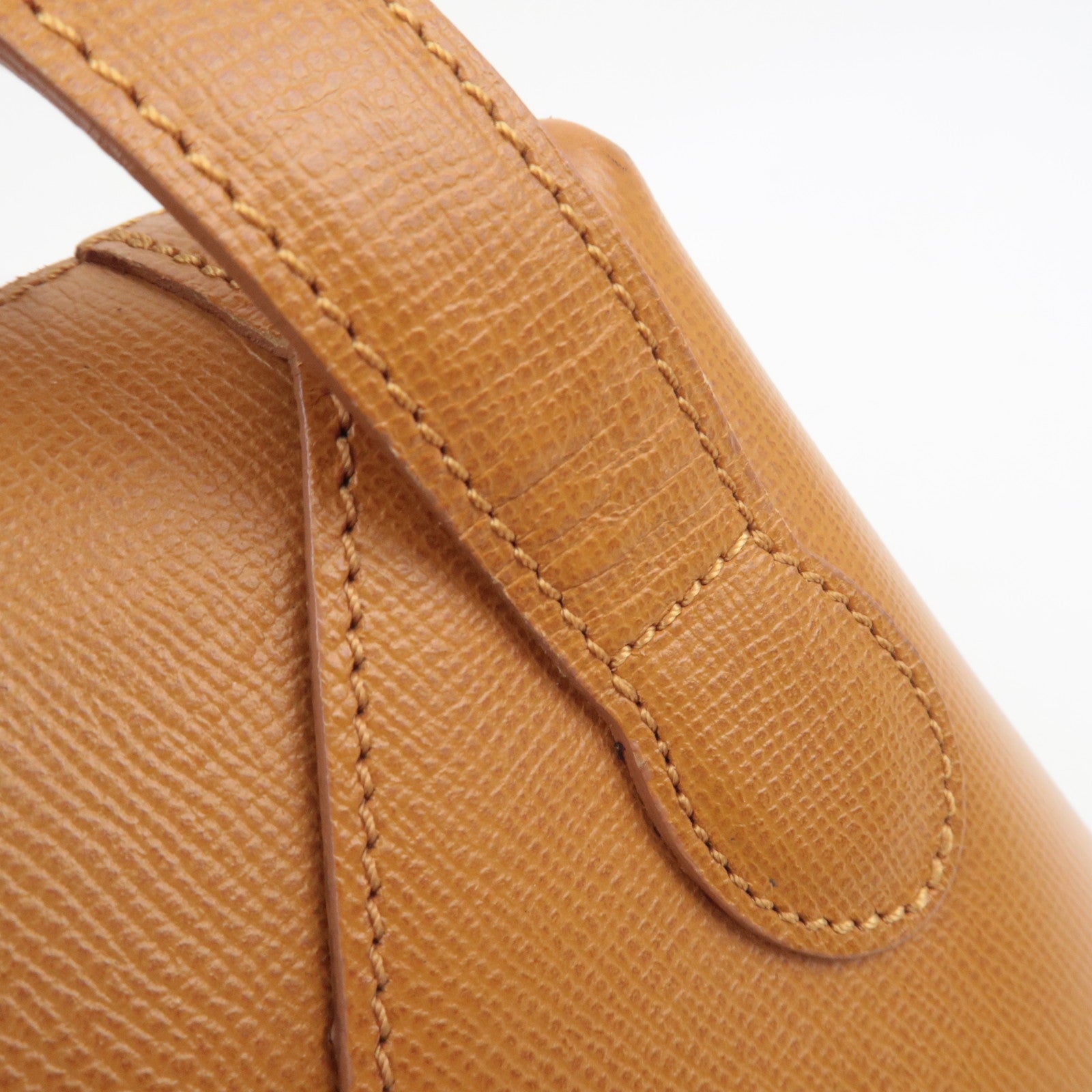 Christian Dior Oval Logo Leather Shoulder Bag