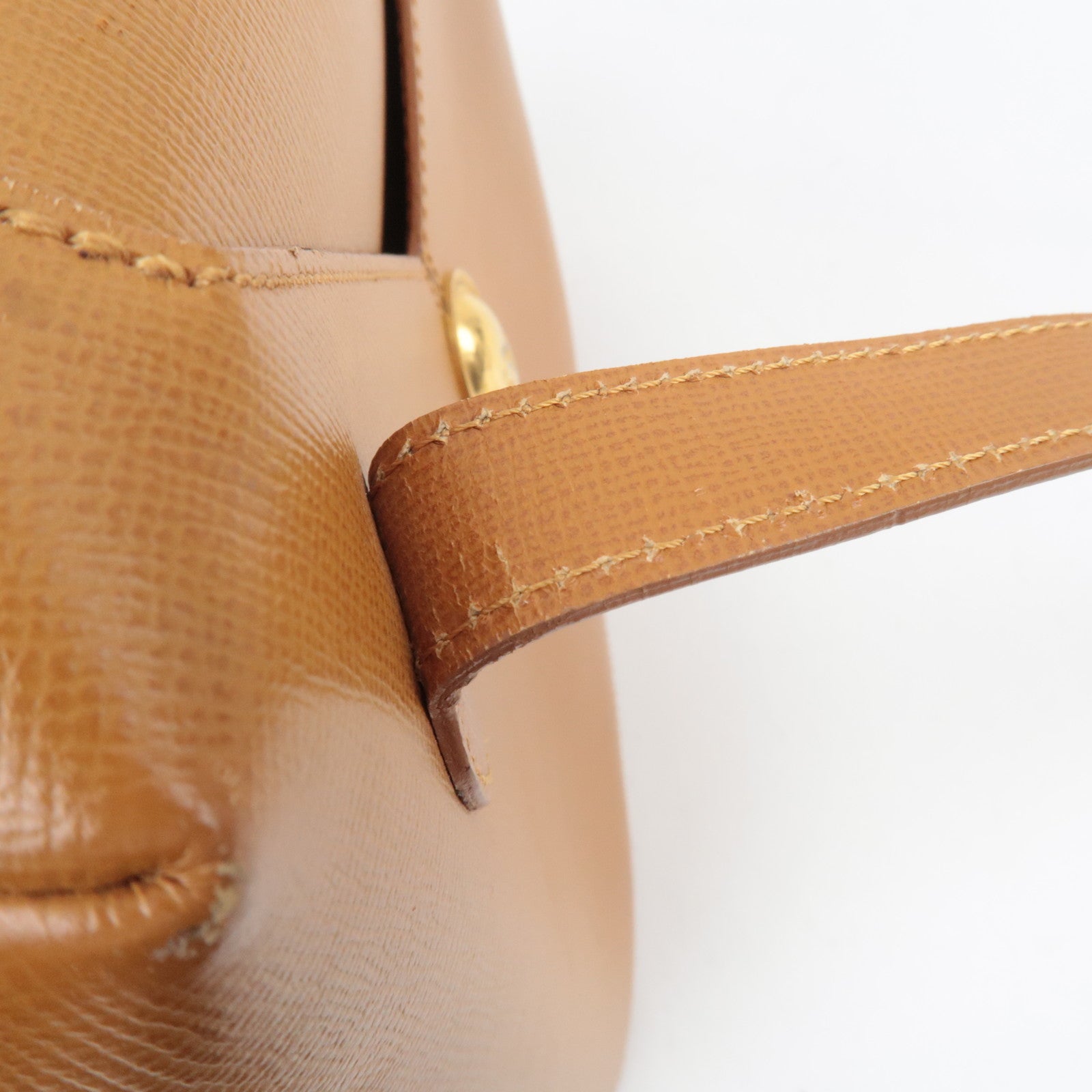 Christian Dior Oval Logo Leather Shoulder Bag