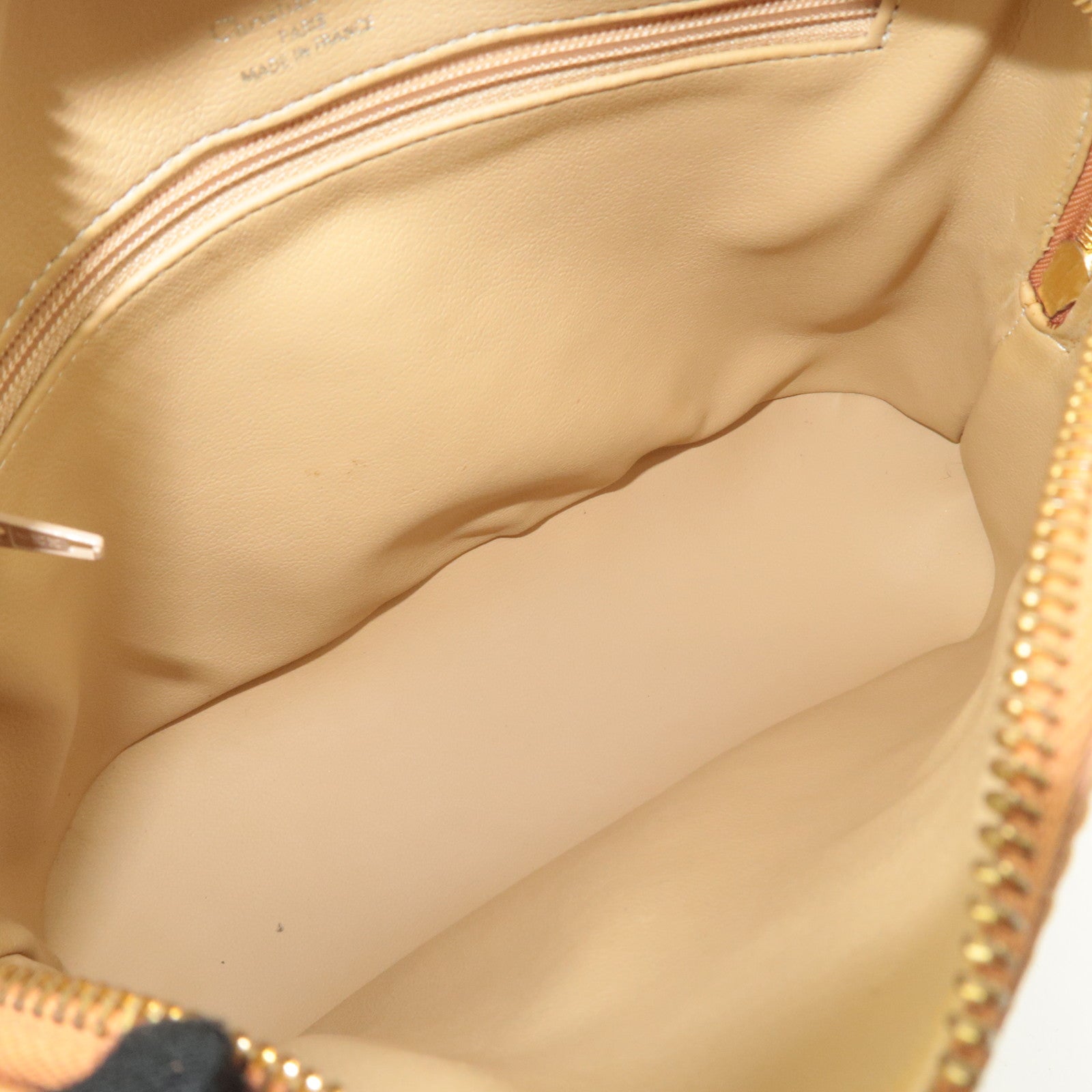 Christian Dior Oval Logo Leather Shoulder Bag