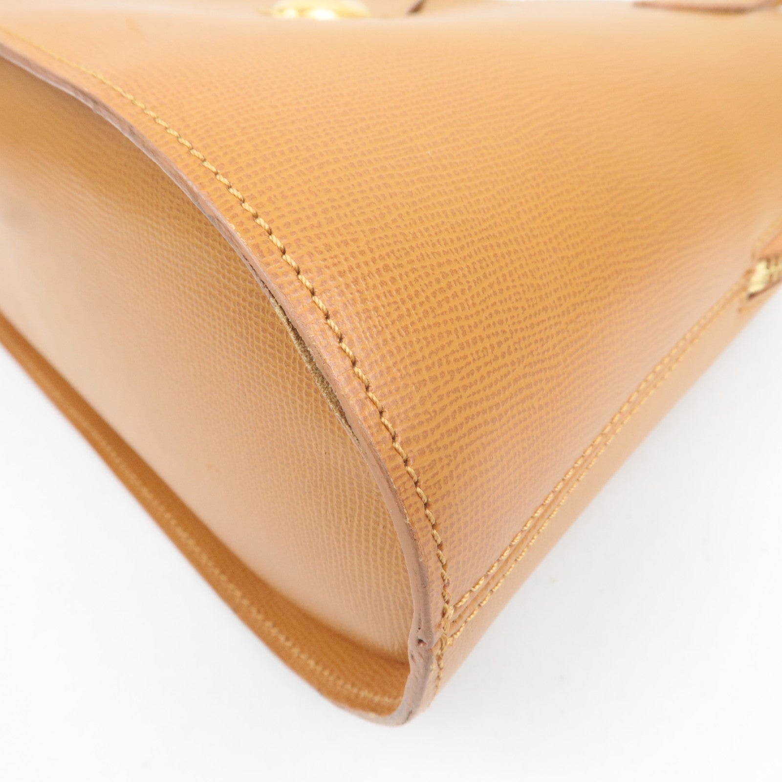 Christian Dior Oval Logo Leather Shoulder Bag