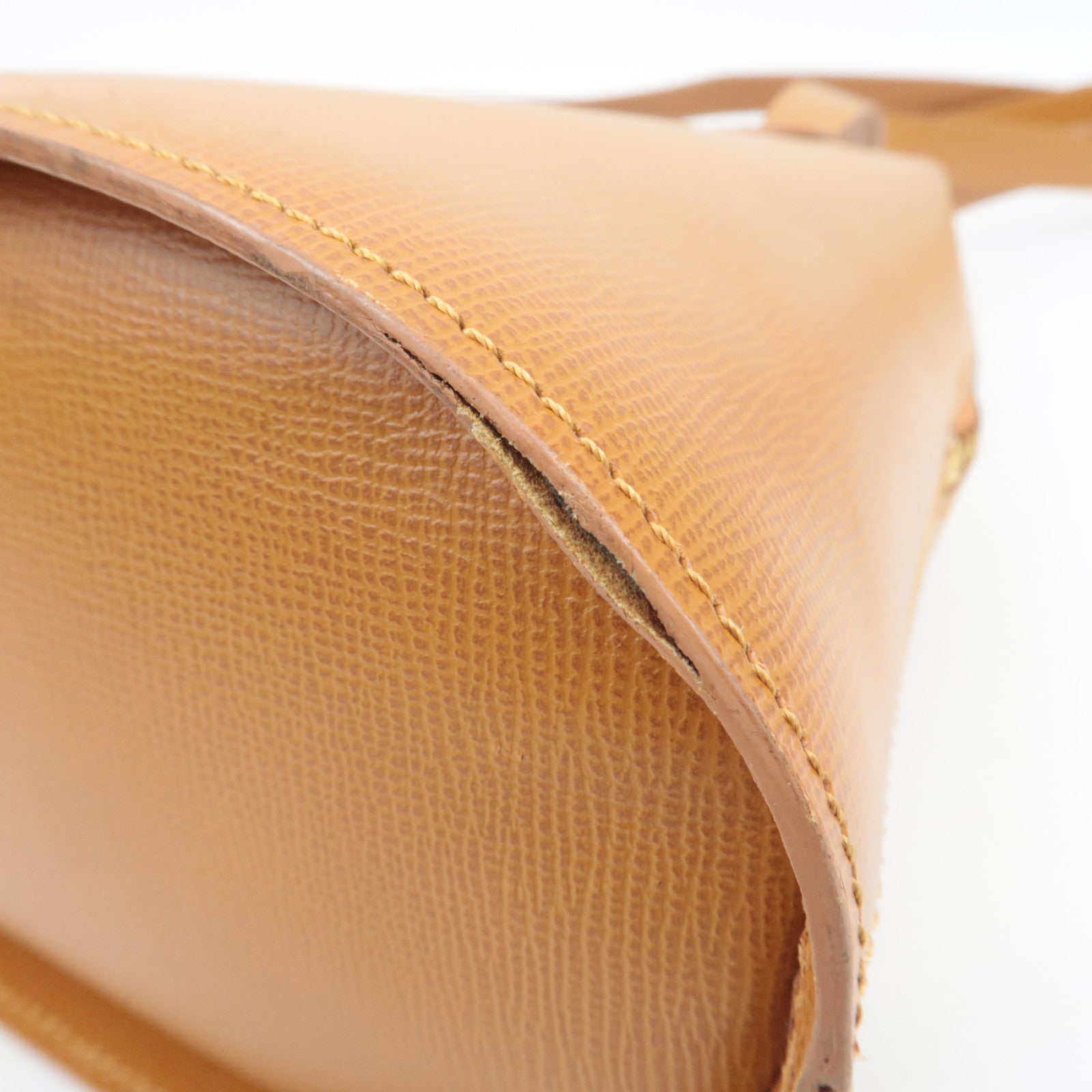 Christian Dior Oval Logo Leather Shoulder Bag
