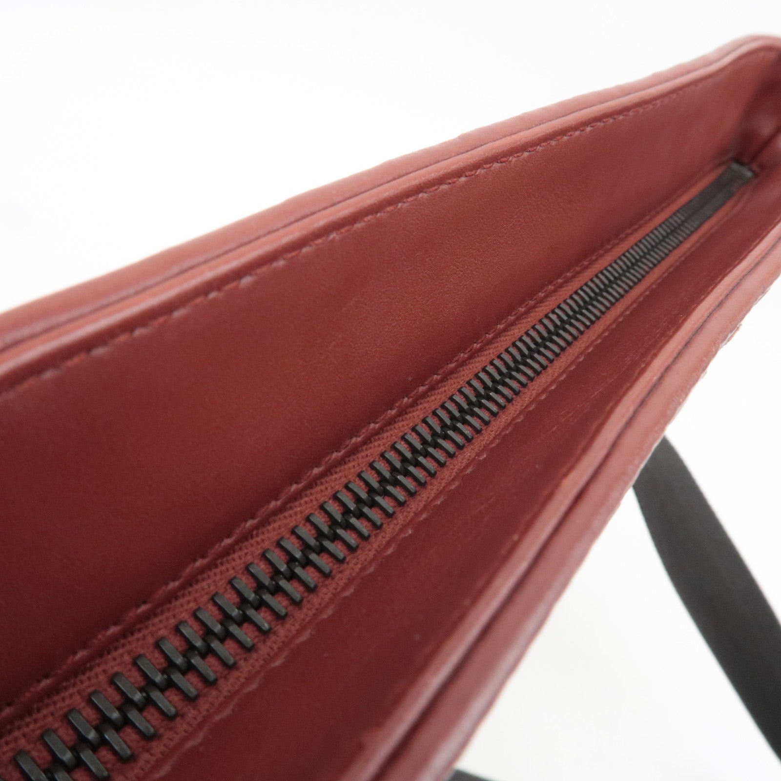 BOTTEGA VENETA Intrecciato Leather Shoulder Bag Brown