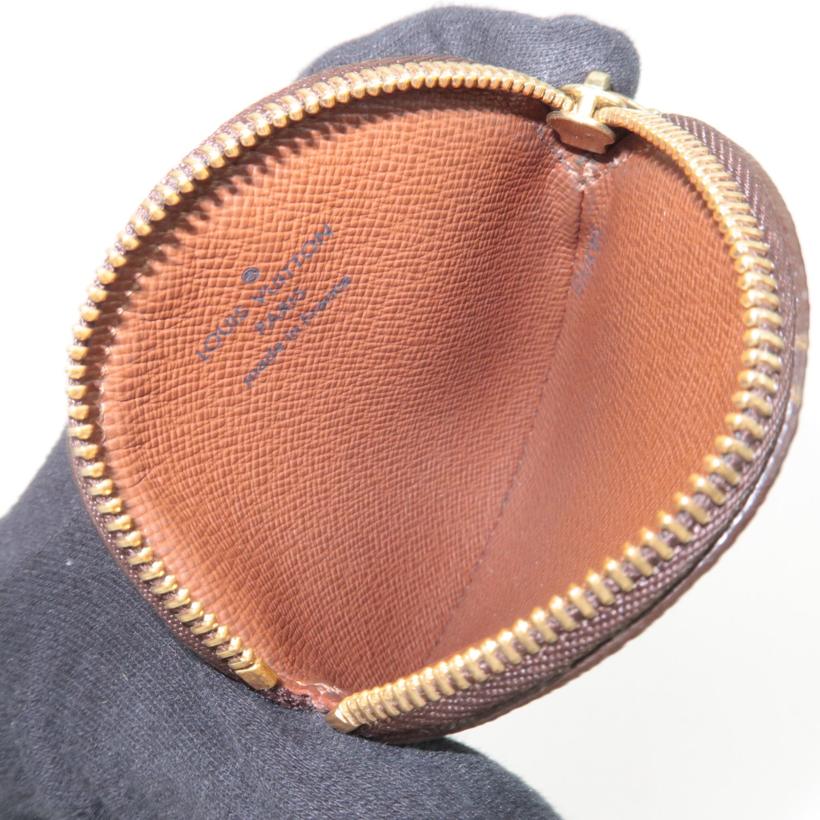 Louis Vuitton Monogram Porte Monnaie Rond Coin Case M61926
