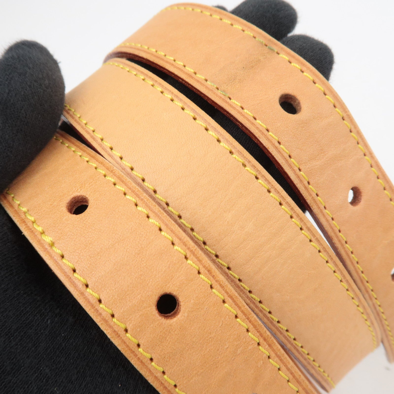 Louis Vuitton Leather Extension Strap for Baggy Bag Natural TH0076