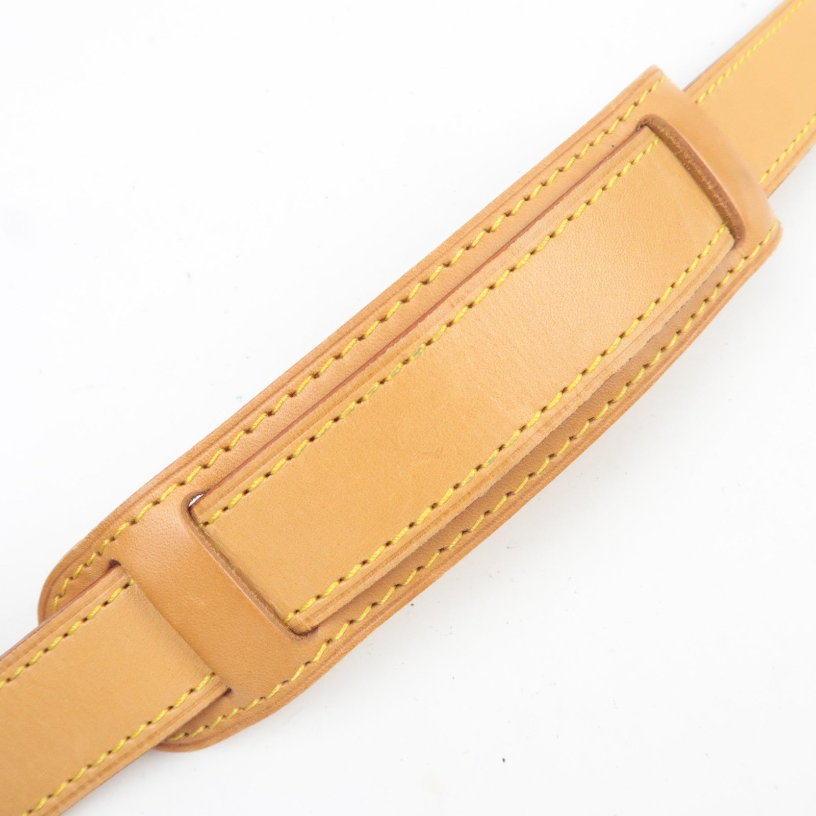 Louis Vuitton Leather Shoulder Strap For Keepall Bag Beige