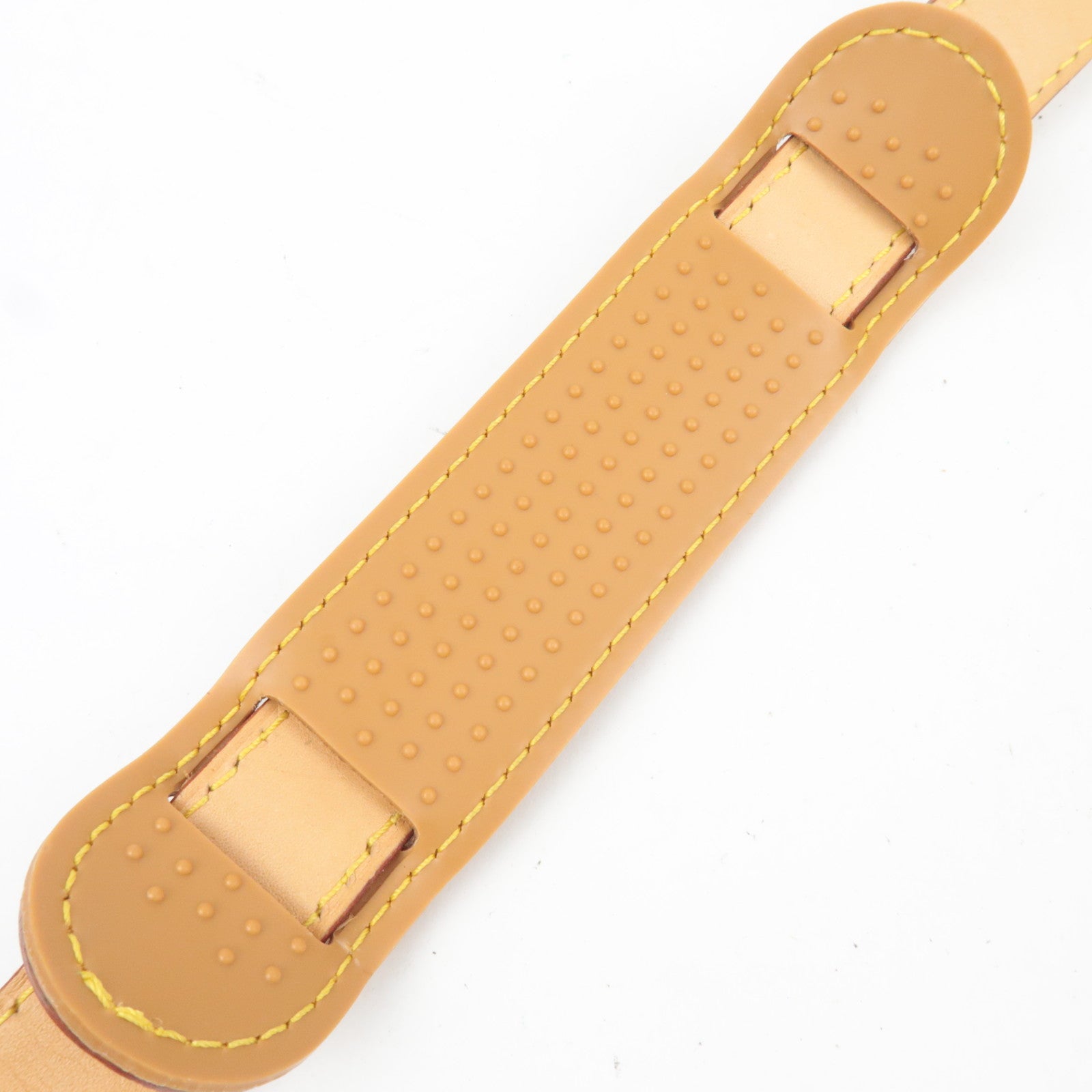 Louis Vuitton Leather Shoulder Strap For Keepall Bag Beige
