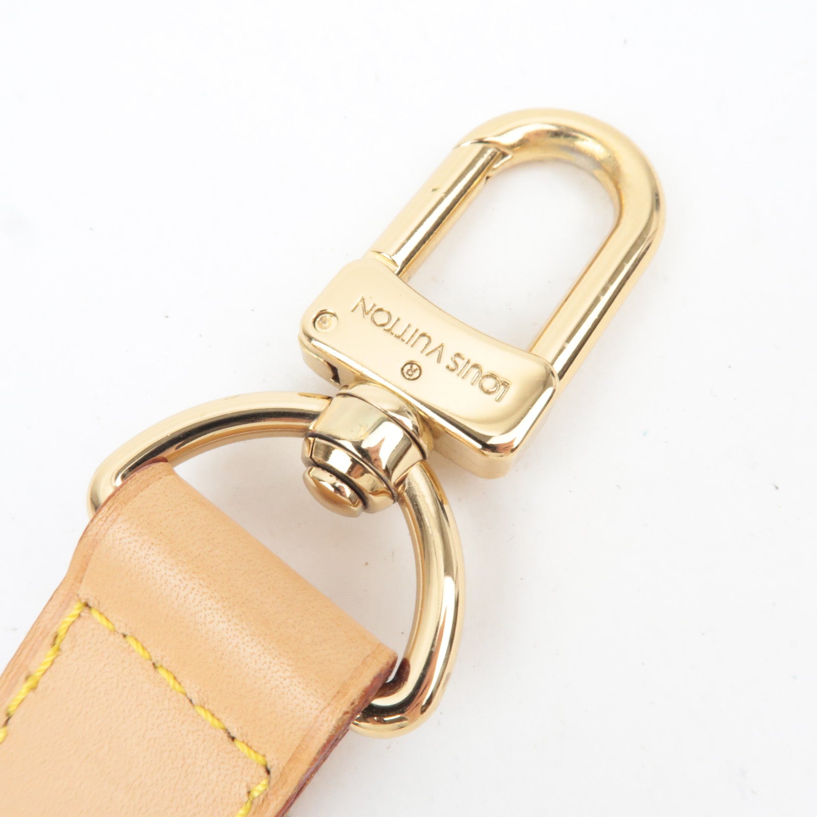 Louis Vuitton Leather Shoulder Strap For Keepall Bag Beige