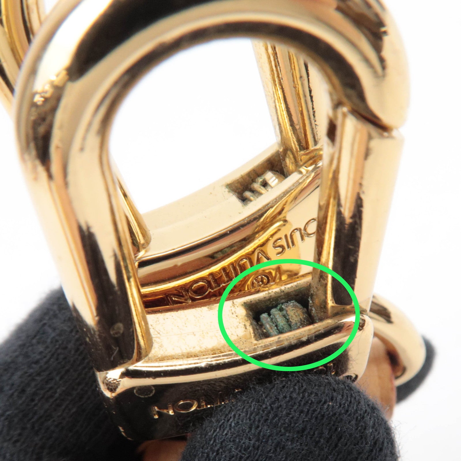 Louis Vuitton Leather Shoulder Strap For Keepall Bag Beige