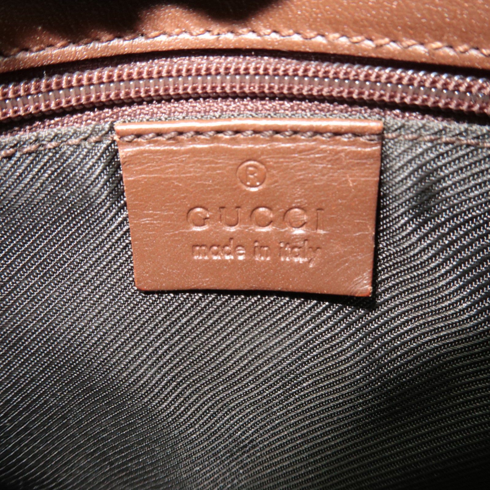 GUCCI GG Canvas Waist Bag Body Bag Beige Brown 92543