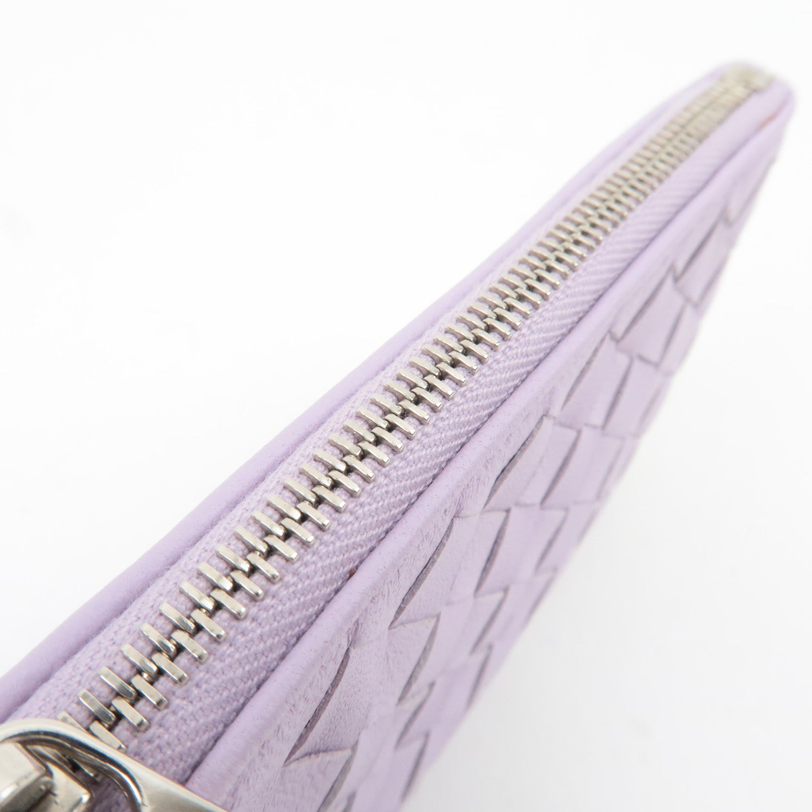 BOTTEGA VENETA Intrecciato Leather Coin Case Lavender