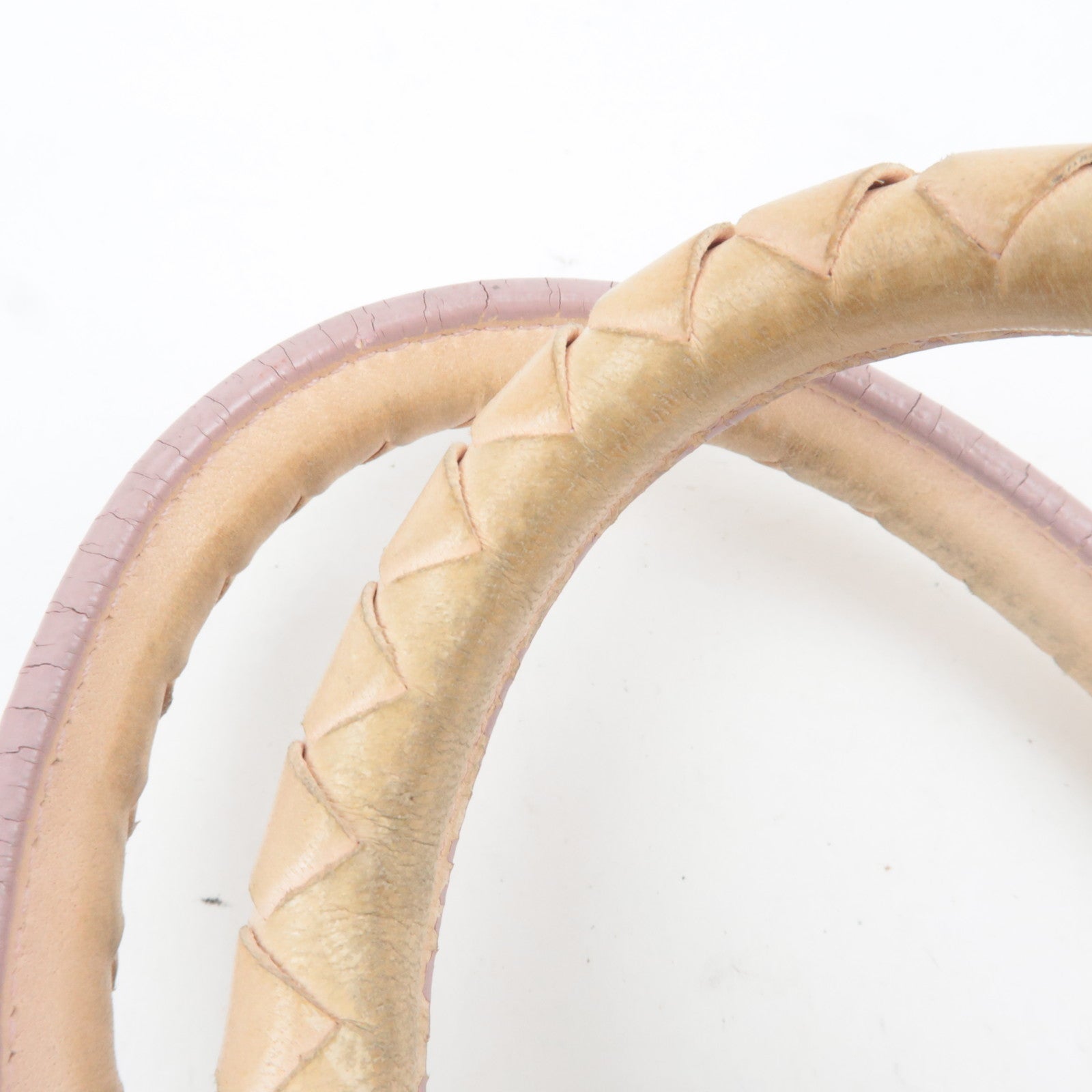 BOTTEGA VENETA Intrecciato Leather Boston Bag Pink 173398