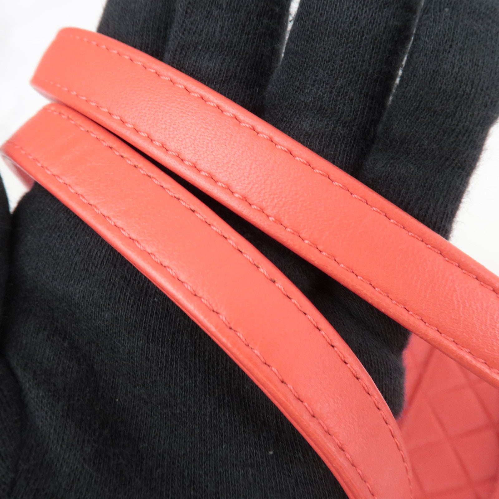 CHANEL Matelasse Lambskin Chain Backpack Red