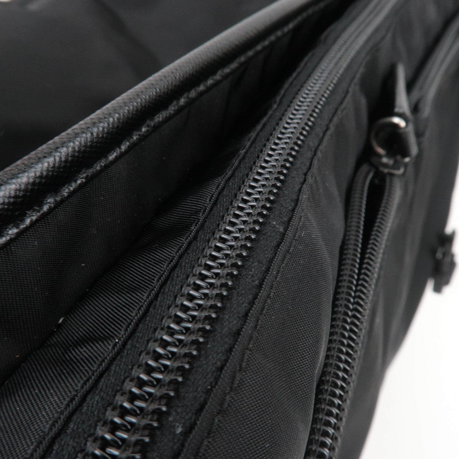 PRADA Large Nylon Shoulder Bag Black VS0255