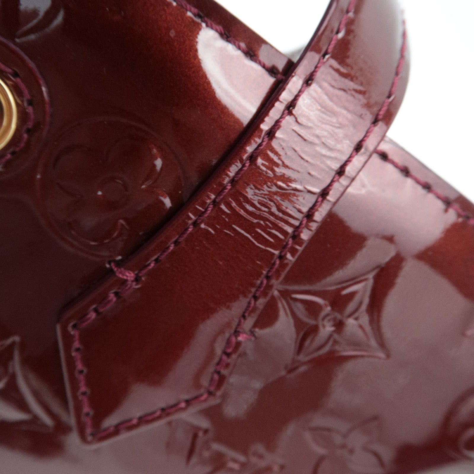 Louis Vuitton Monogram Vernis Wilshire PM Rouge Fauviste M91644