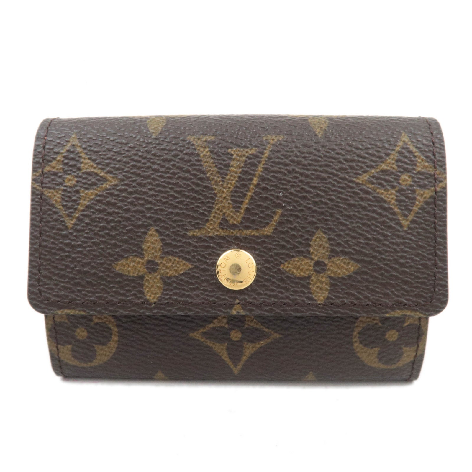 Louis Vuitton Monogram Porte Monnaie Plat Coin Purse M6193088067