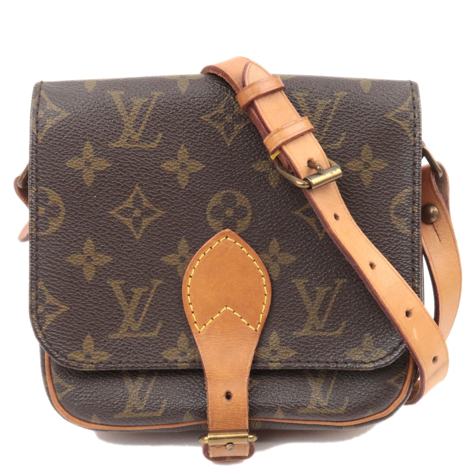Louis Vuitton Monogram Mini Cartouchiere Shoulder Bag M5125488090