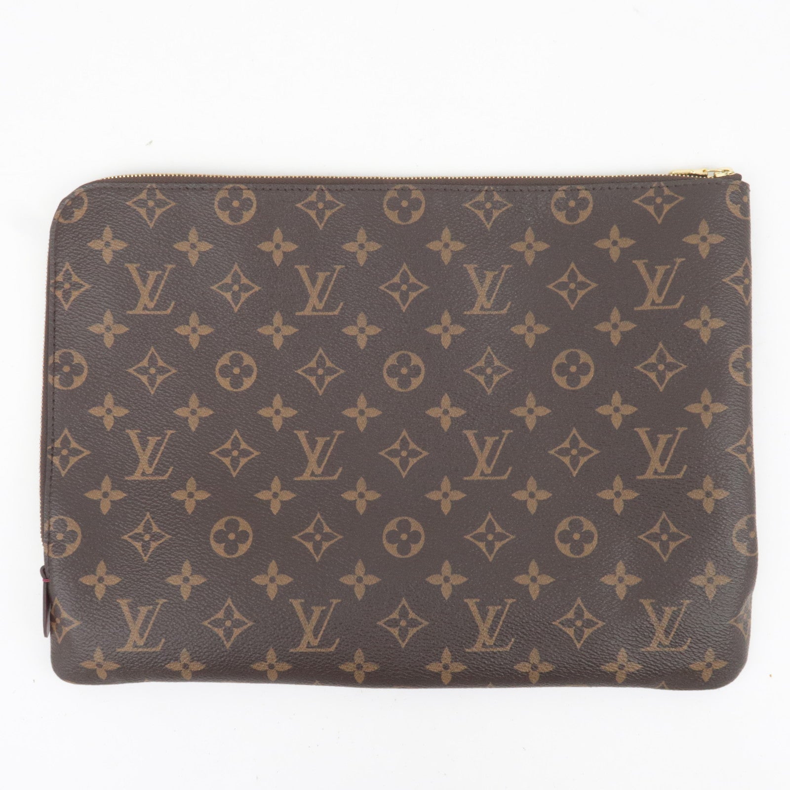 Louis Vuitton Monogram Etui Voyage GM Clutch Bag Fuchsia M43443