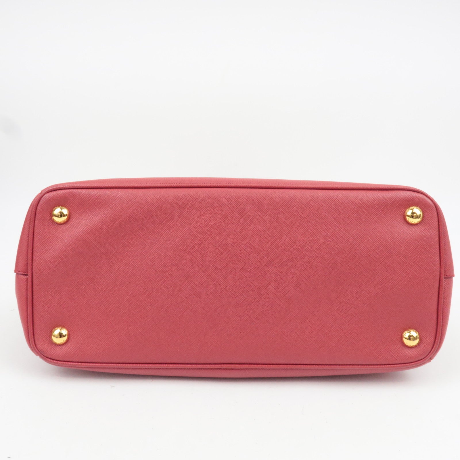 PRADA Galleria Saffiano Leather 2Way Handbag Red