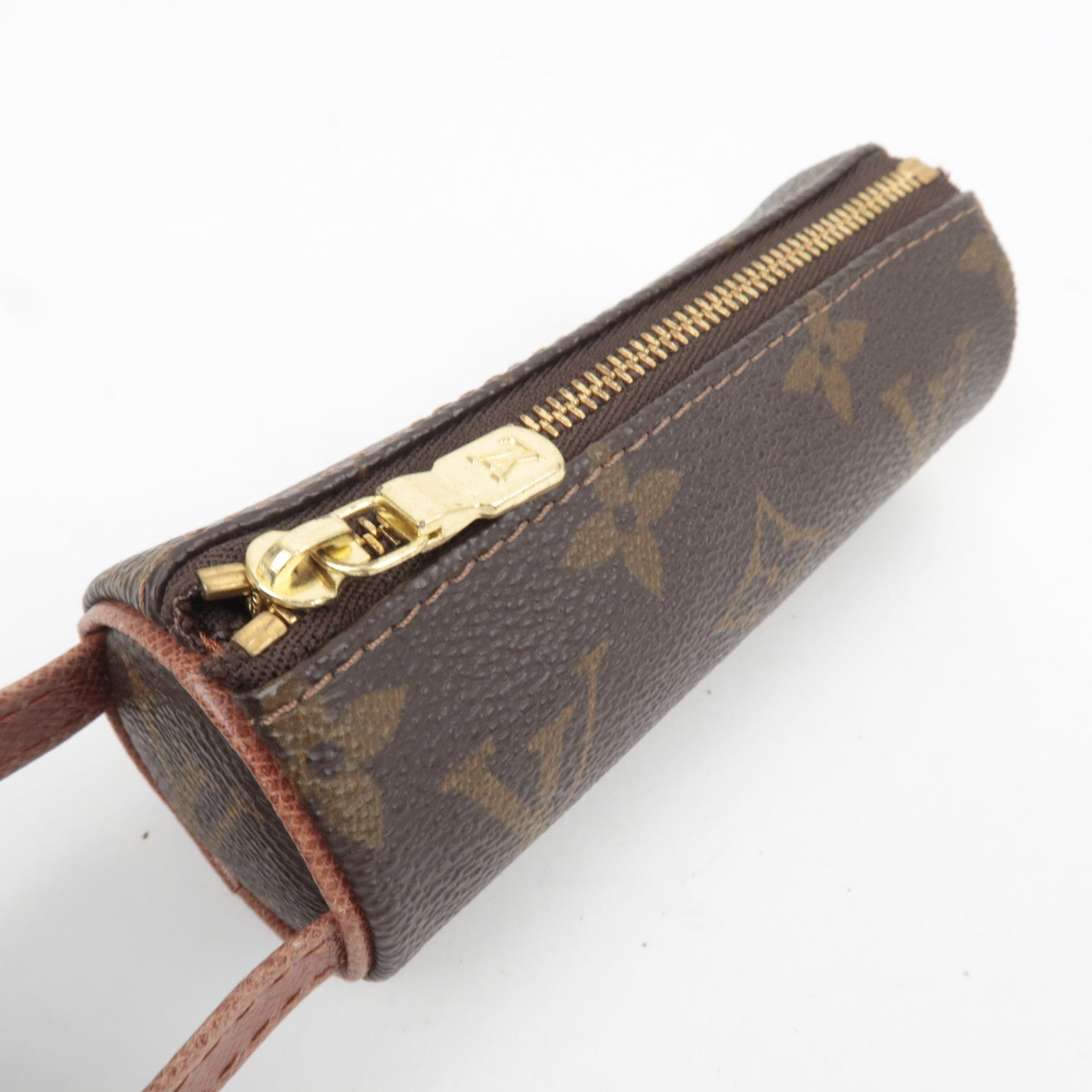 Louis Vuitton Monogram Etui 3 Ball de Golf Ball Case Mini Pouch M5824