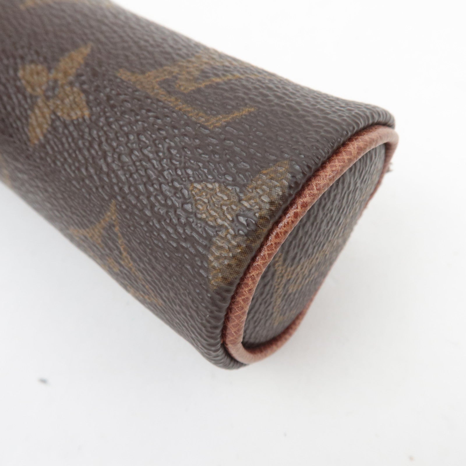Louis Vuitton Monogram Etui 3 Ball de Golf Ball Case Mini Pouch M5824