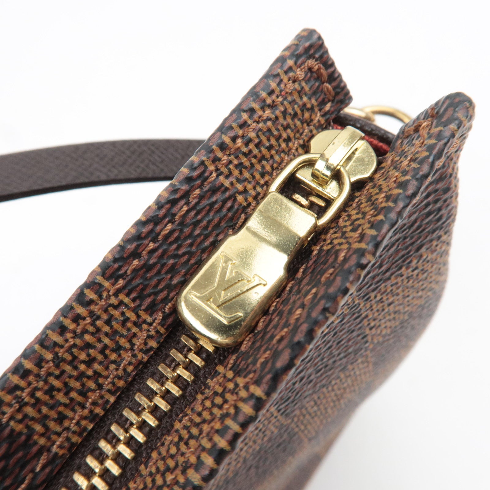 Louis Vuitton Damier Trousse Makeup Mini Handbag N51982