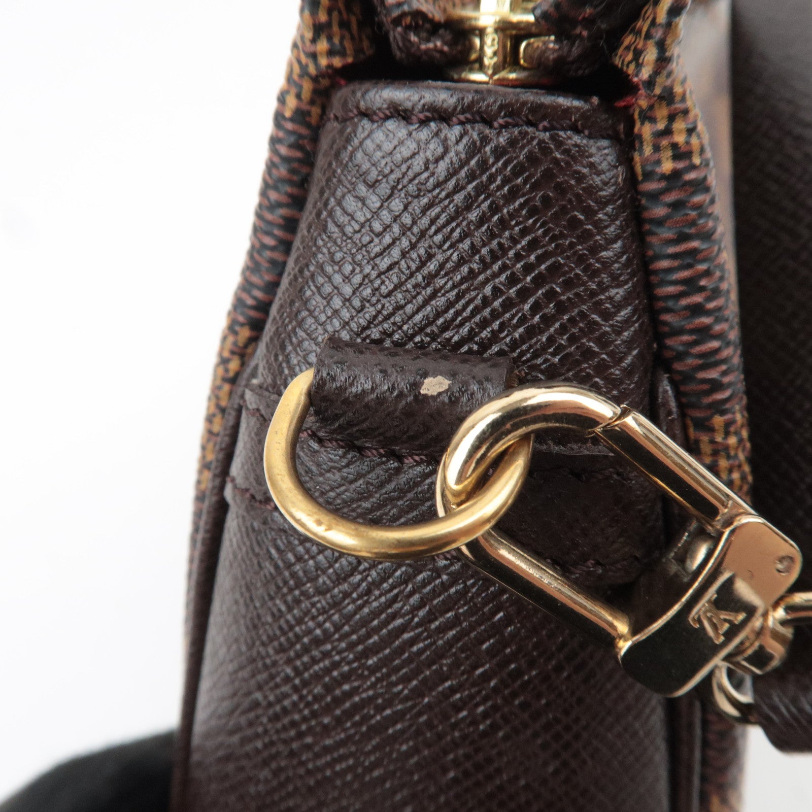 Louis Vuitton Damier Trousse Makeup Mini Handbag N51982
