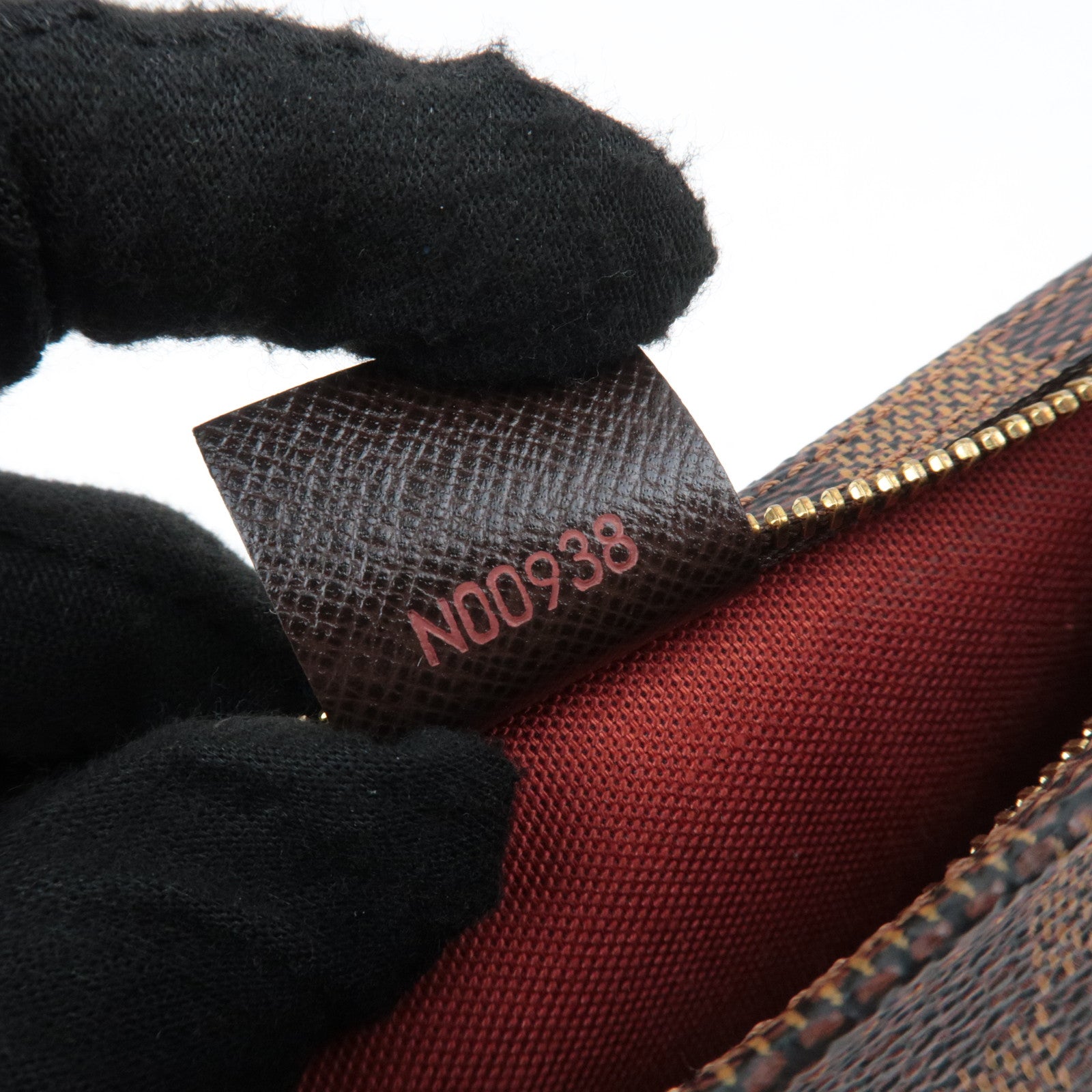 Louis Vuitton Damier Trousse Makeup Mini Handbag N51982